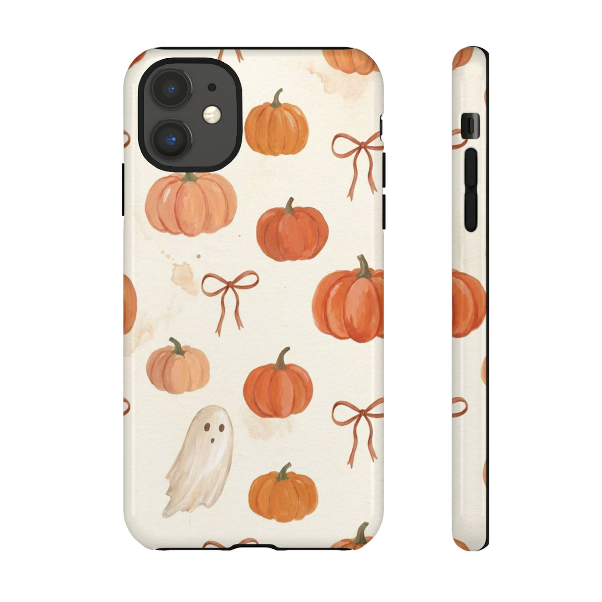 Autumn Pumpkin Ghost Tough Phone Case