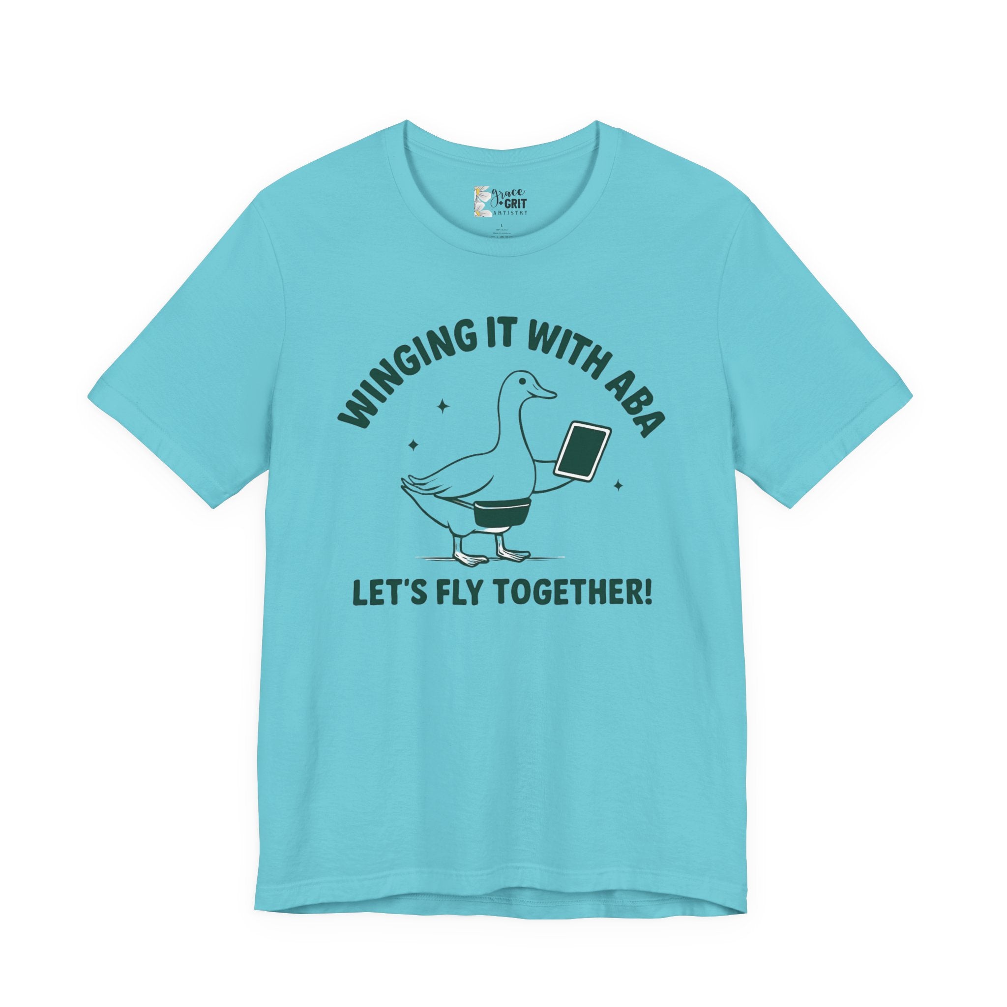 Winging It With ABA Goose Tee | Let's Fly Together T-Shirt