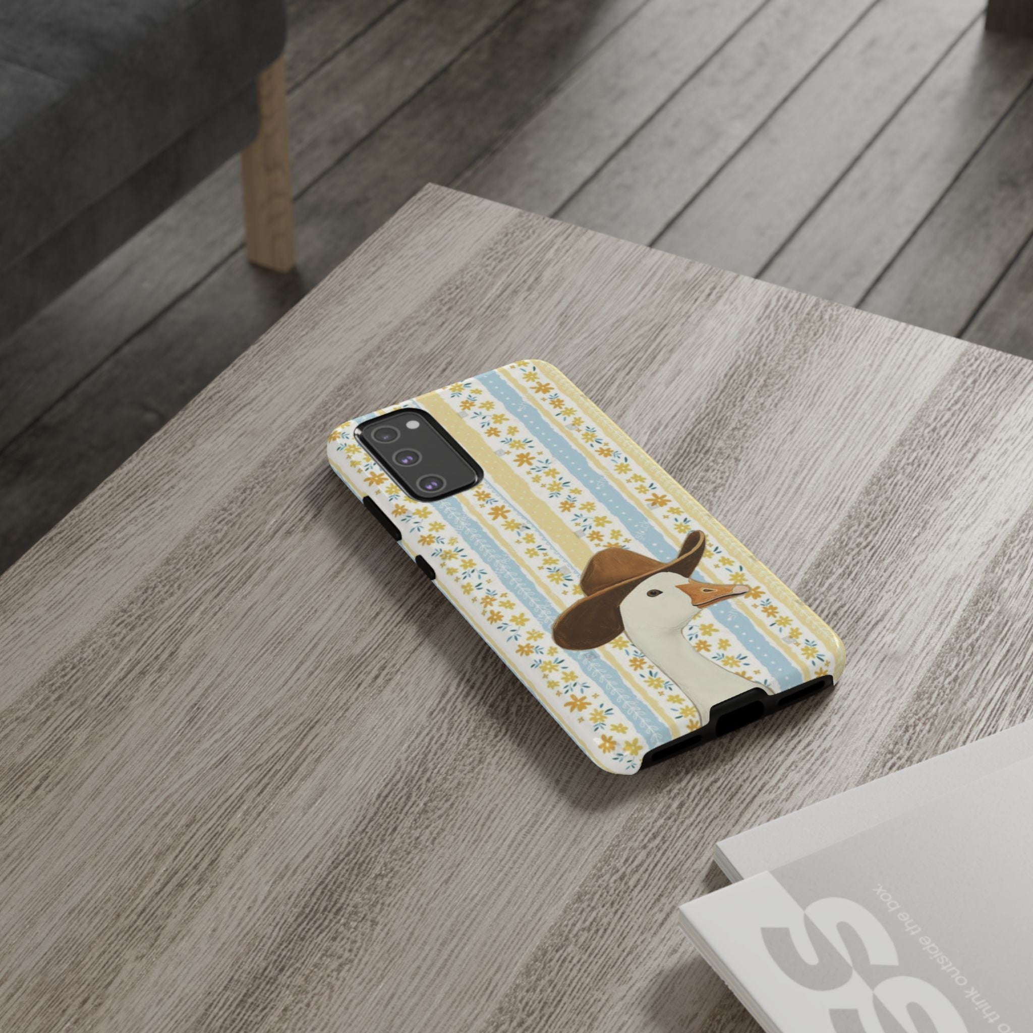 Goose Cowboy Phone Case – Cute Country Floral iPhone Cover