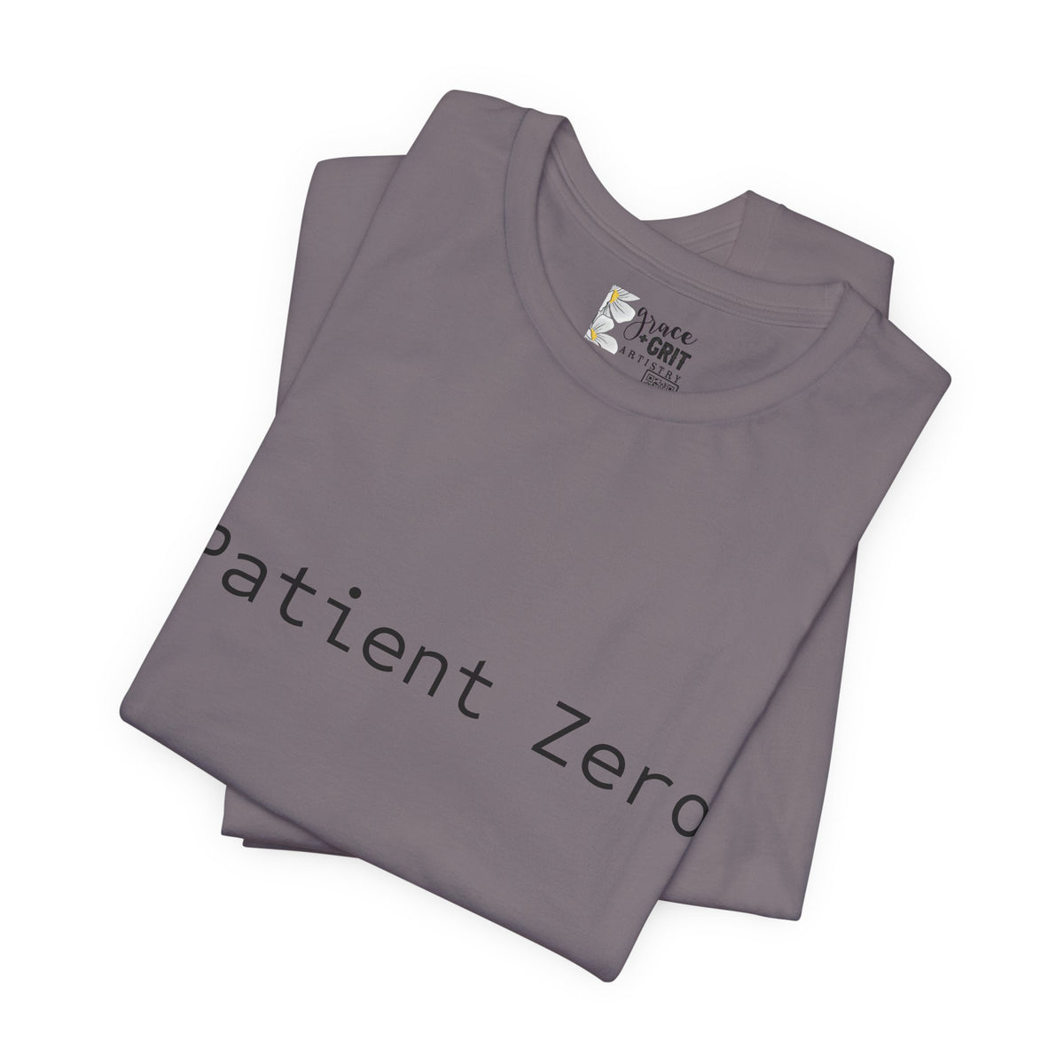 Patient Zero T-Shirt — Minimalist Text Tee