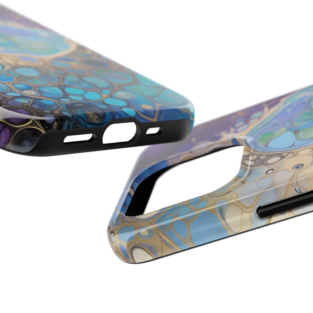 Abstract Ocean Bubble Tough Phone Case