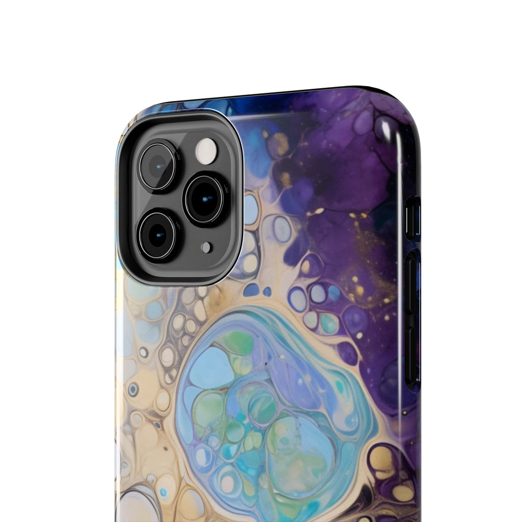 Abstract Ocean Bubble Tough Phone Case