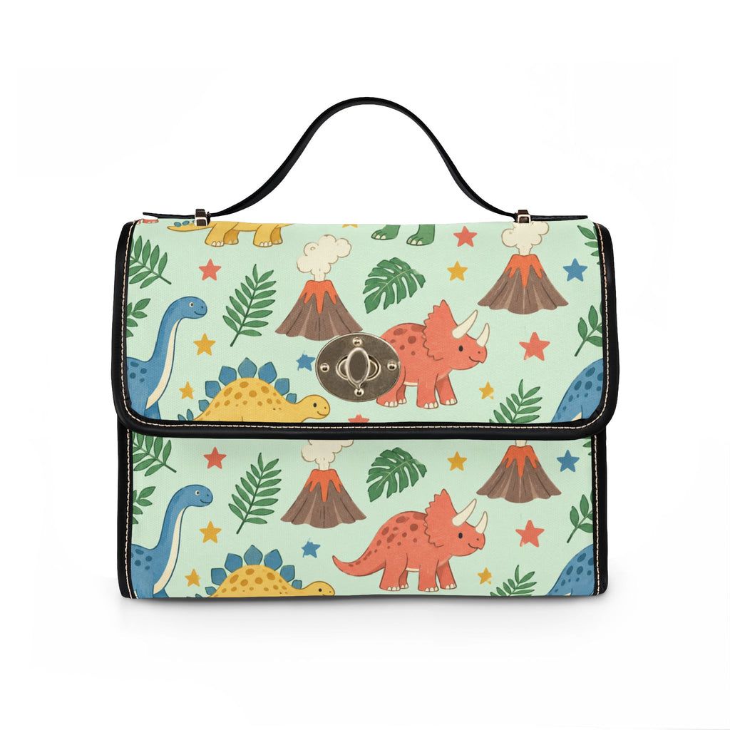 Dinosaur Adventure Canvas Crossbody Bag