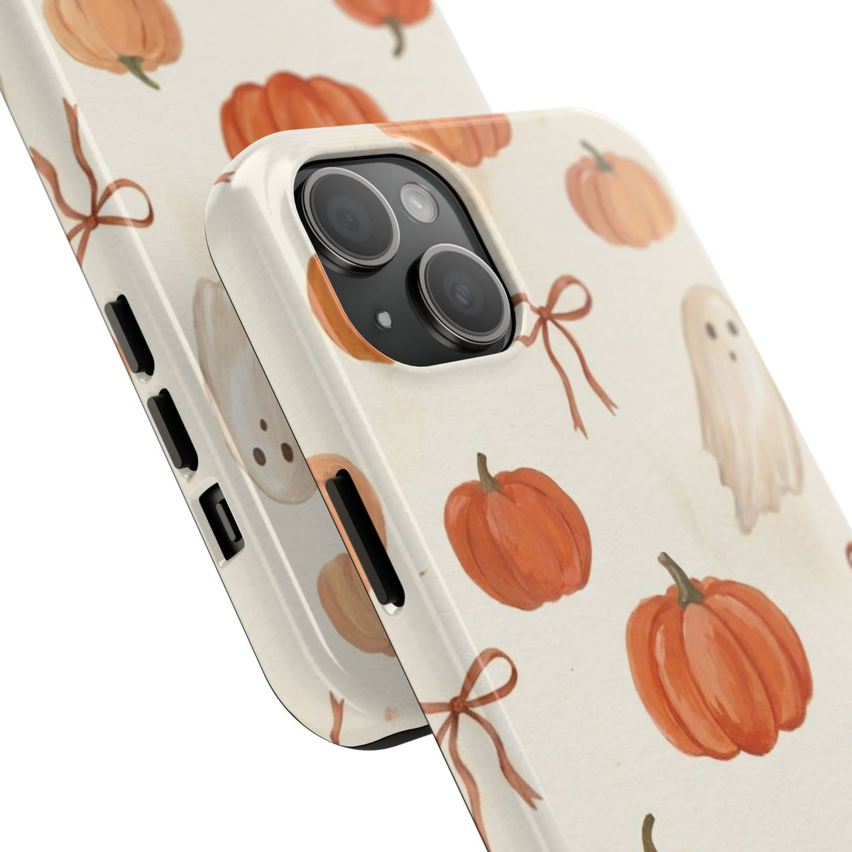 Pumpkin Ghost Phone Case – Cute Halloween Fall Pattern