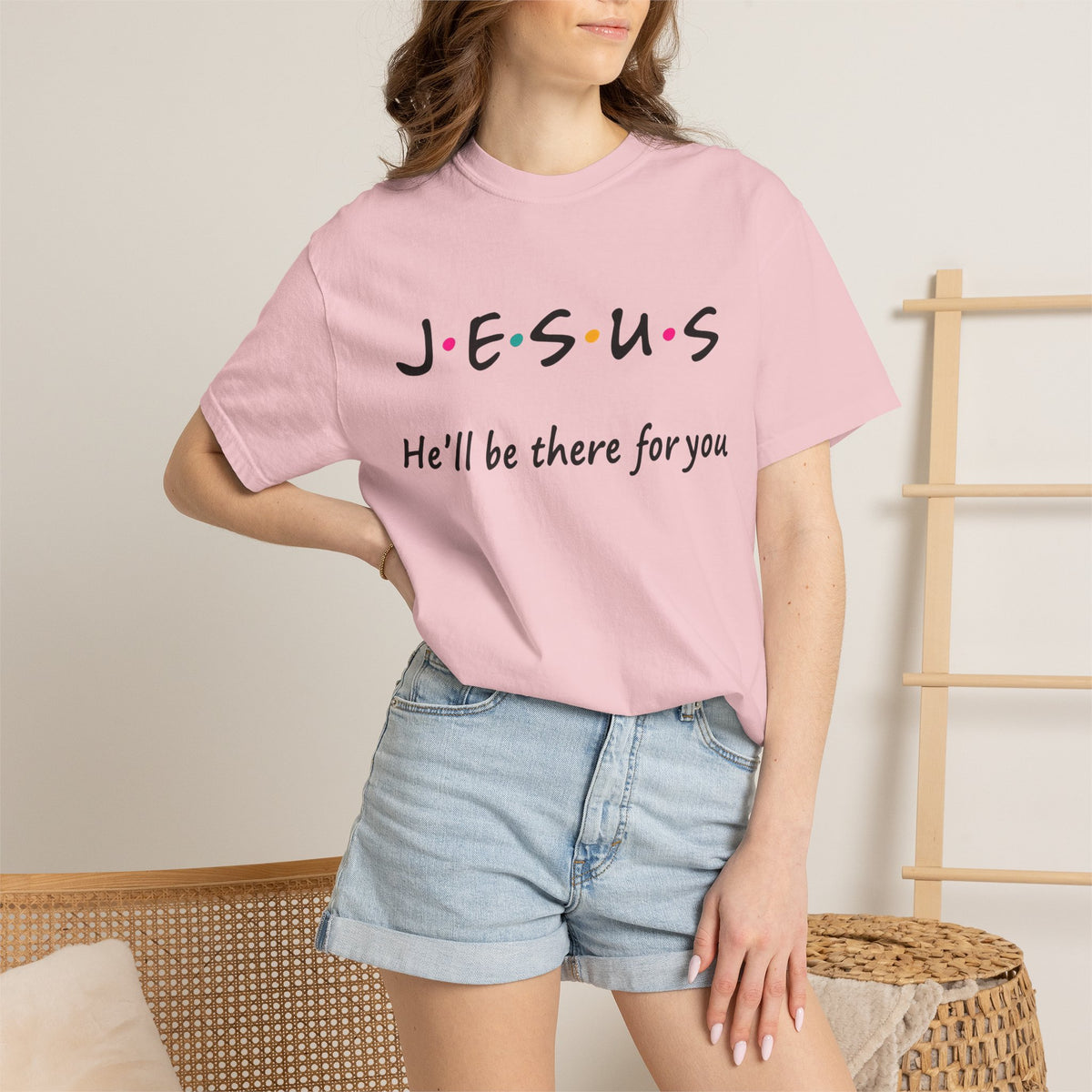Jesus He’ll Be There for You Christian T-Shirt
