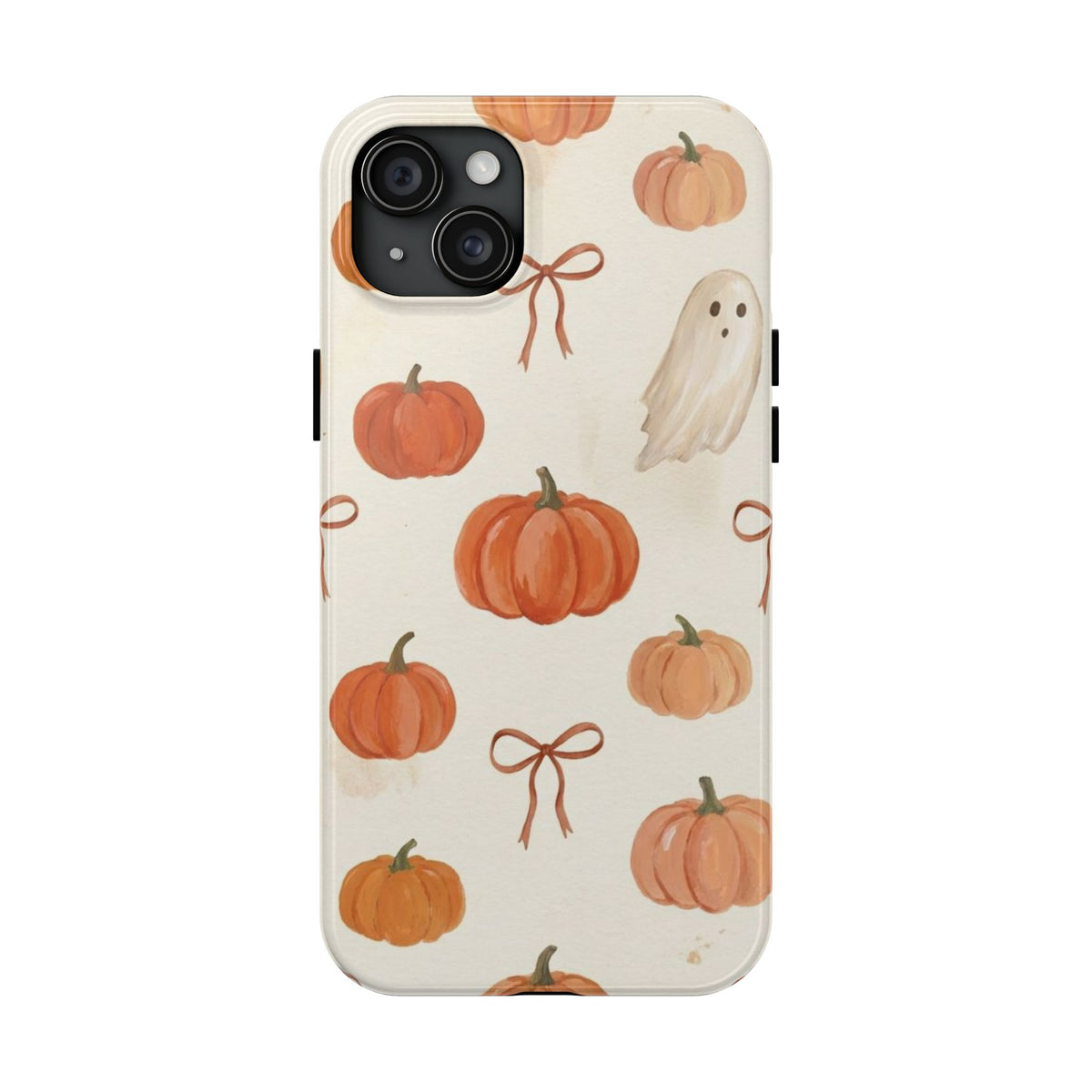 Pumpkin Ghost Phone Case – Cute Halloween Fall Pattern