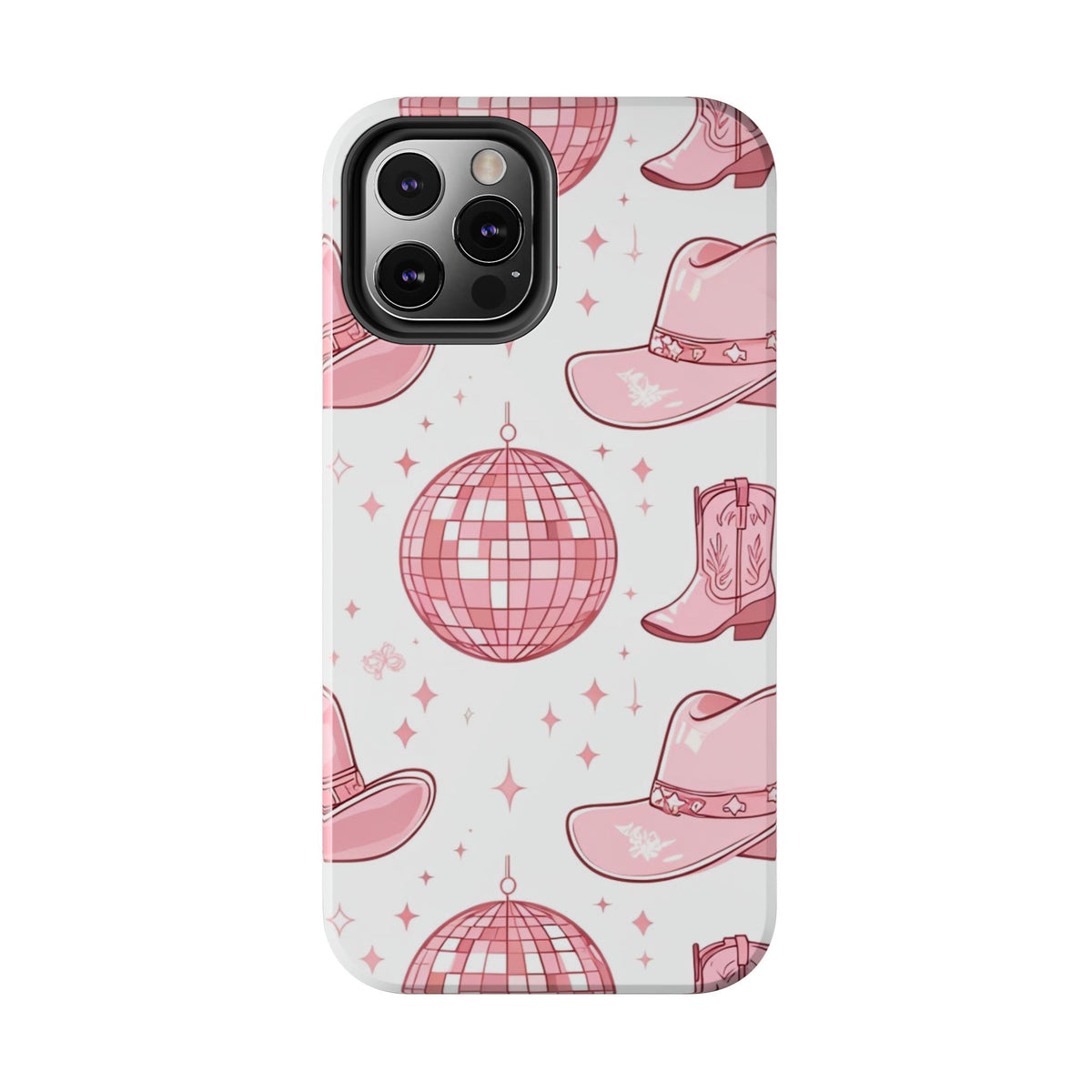 Pink Cowgirl Disco Phone Case