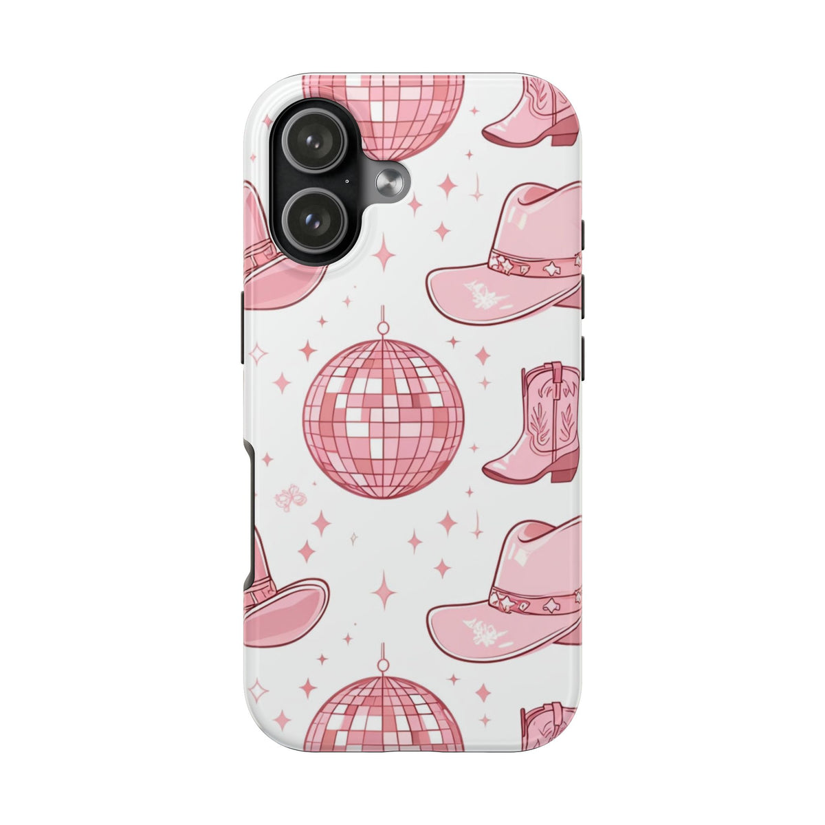 Pink Cowgirl Disco Phone Case