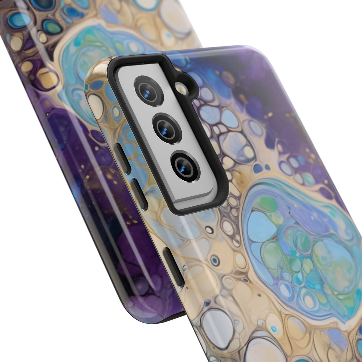 Abstract Ocean Bubble Tough Phone Case