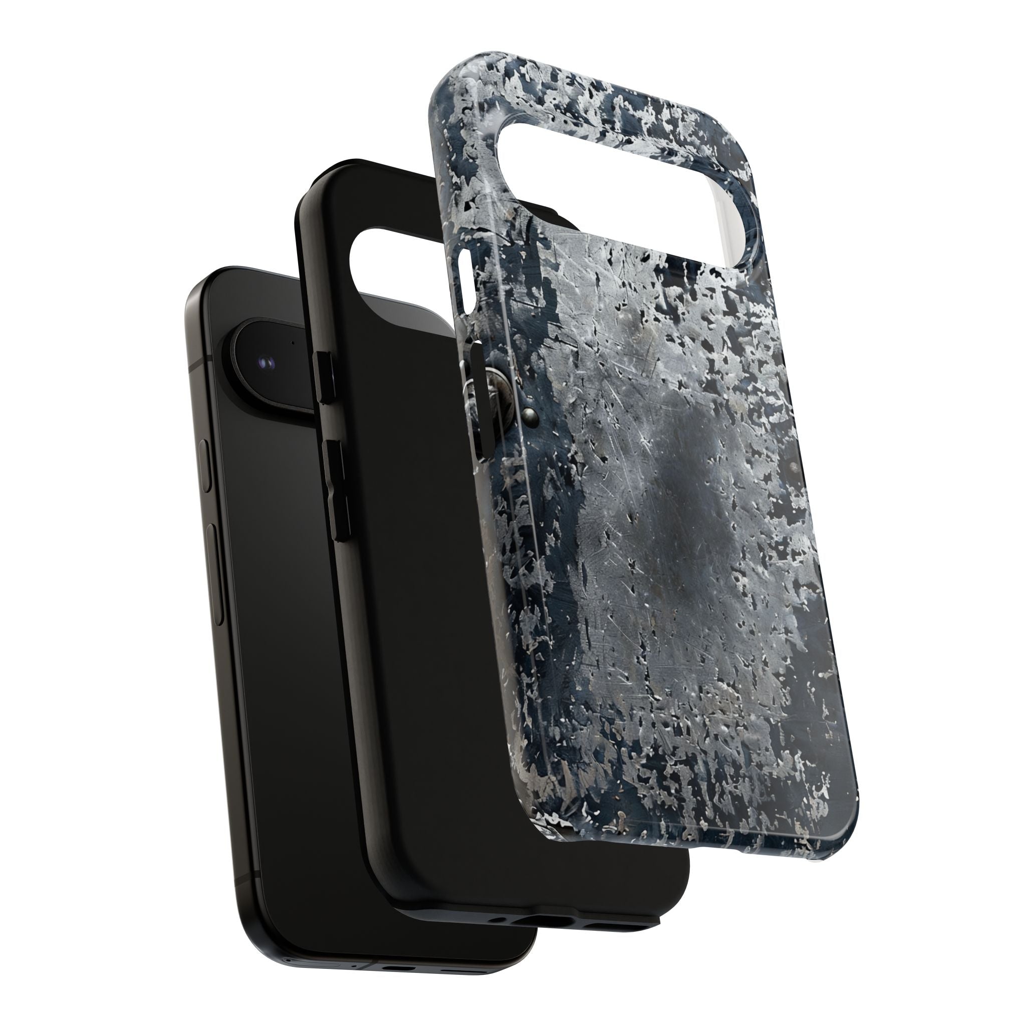 Rugged Rusted Metal Phone Case — Industrial Distressed Armor for iPhone
