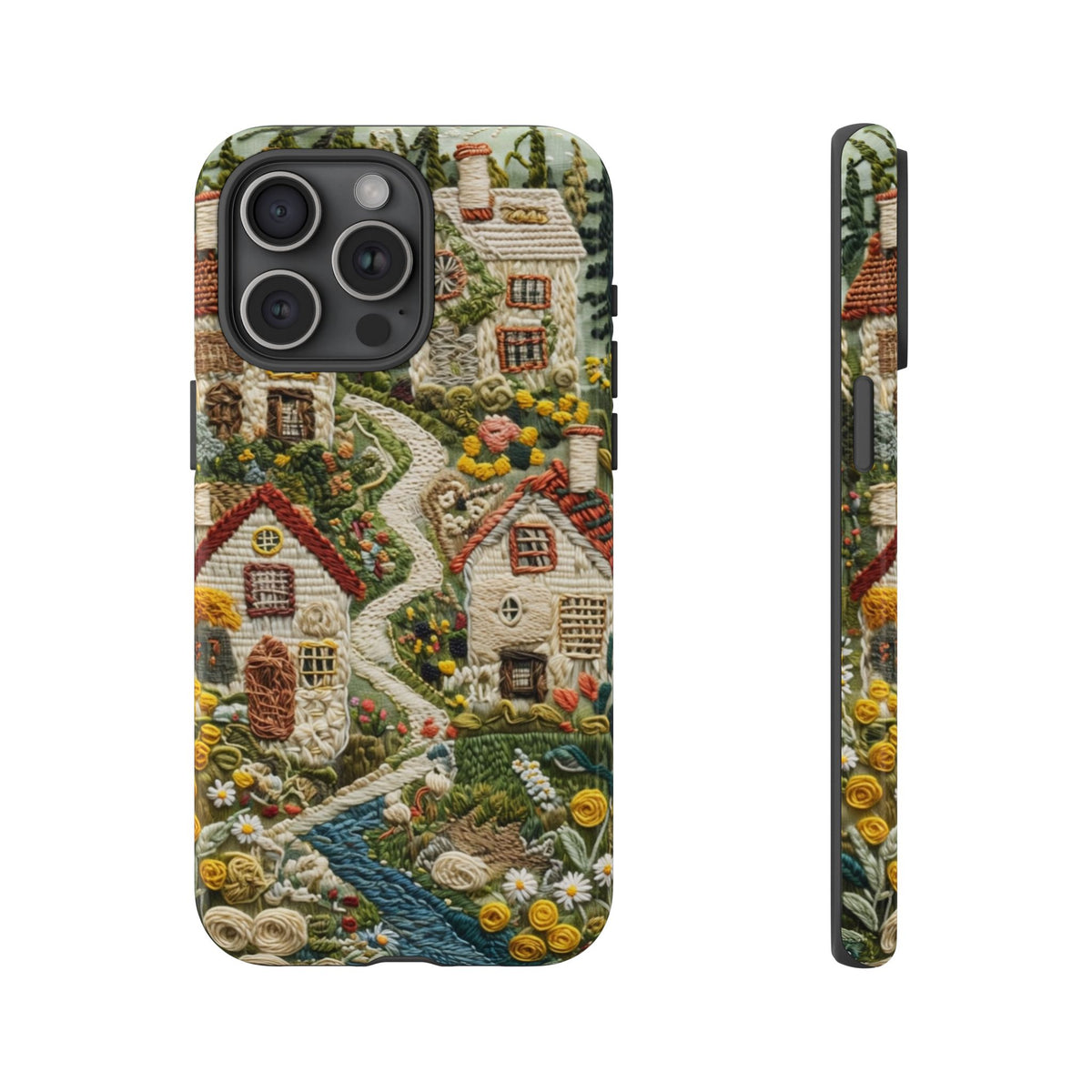 Cottagecore Garden Village Phone Case