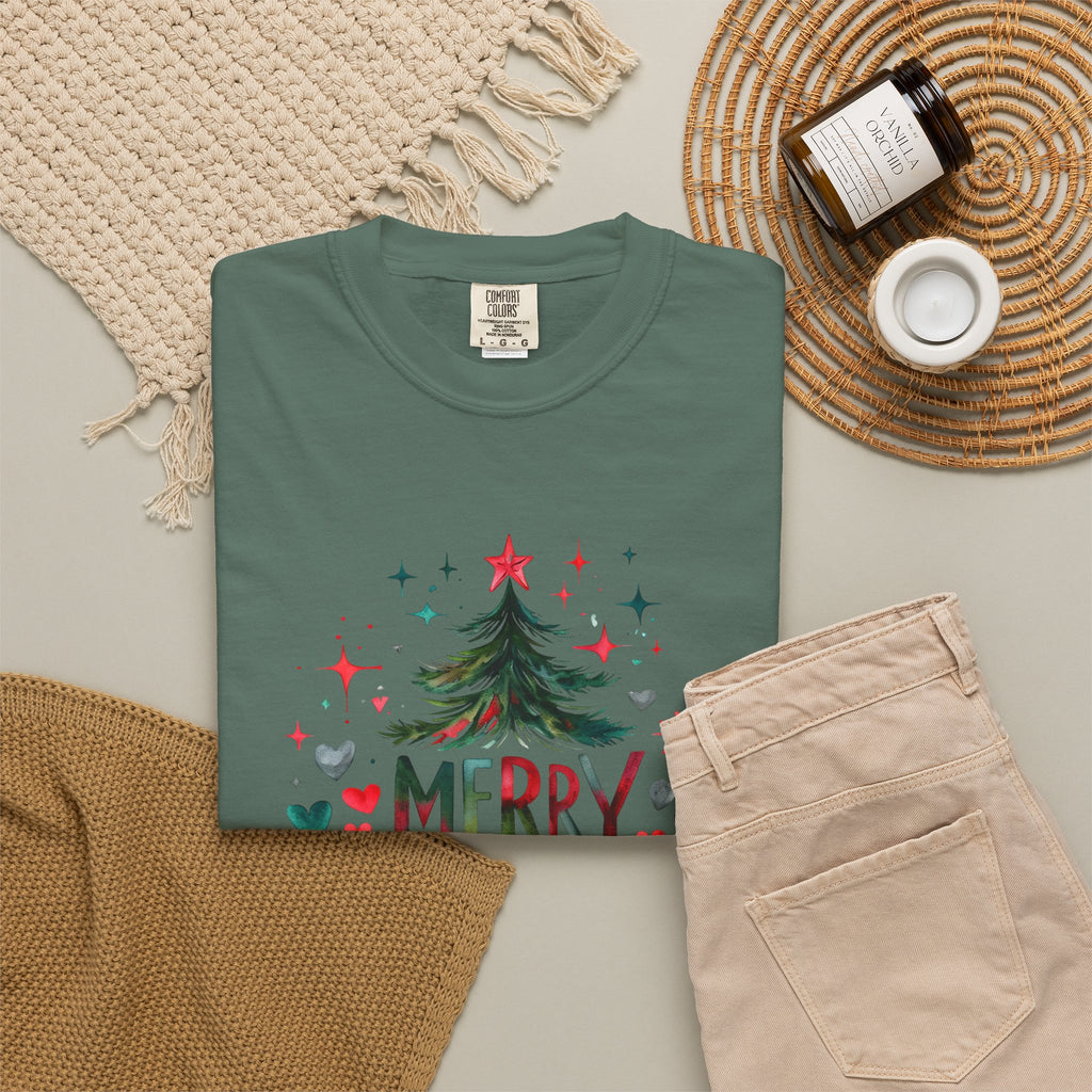 Merry Christmas Christmas Tree T-Shirt