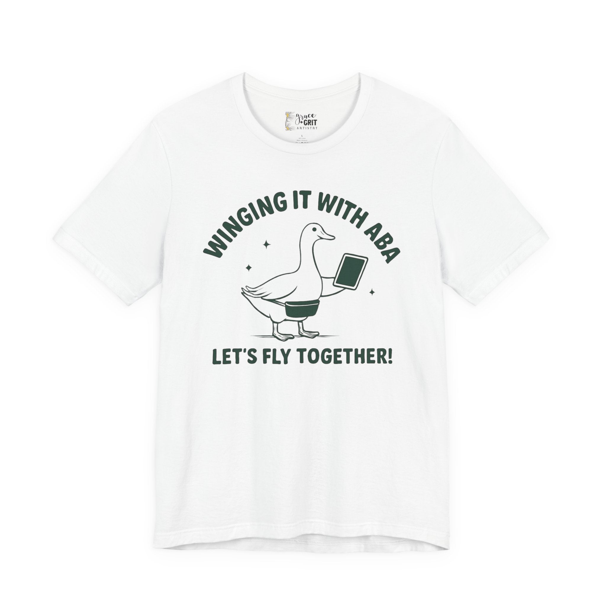 Winging It With ABA Goose Tee | Let's Fly Together T-Shirt