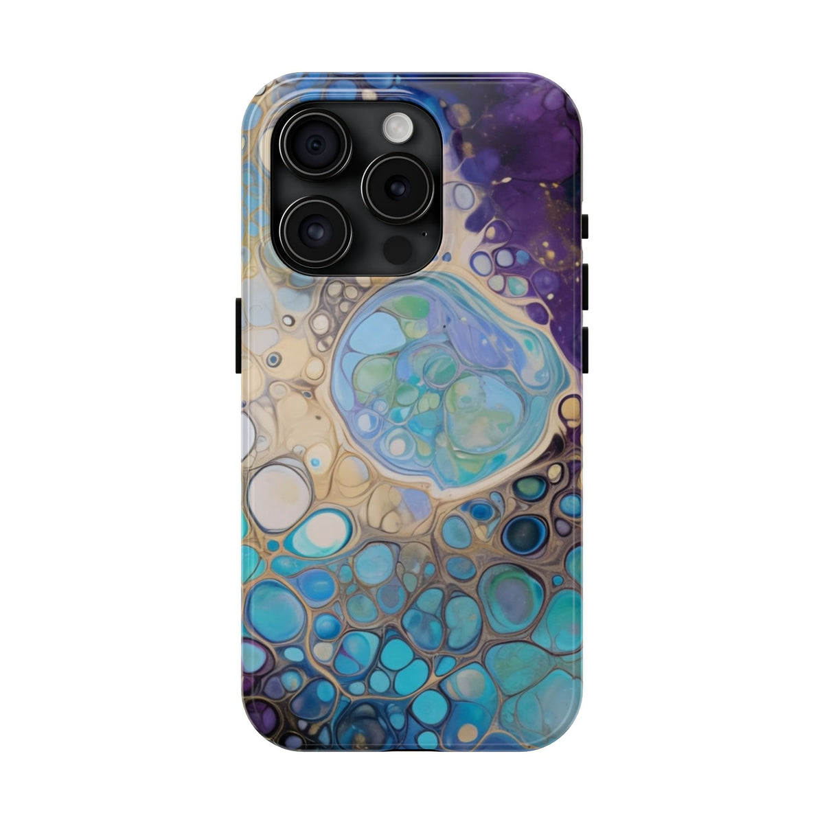 Abstract Ocean Bubble Tough Phone Case