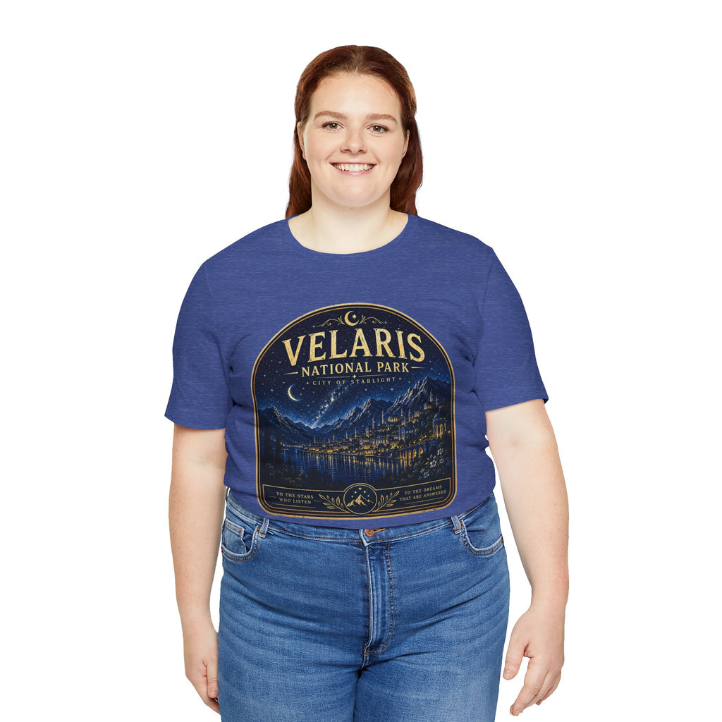 Velaris National Park Tee — Nighttime Cityscape Graphic Shirt