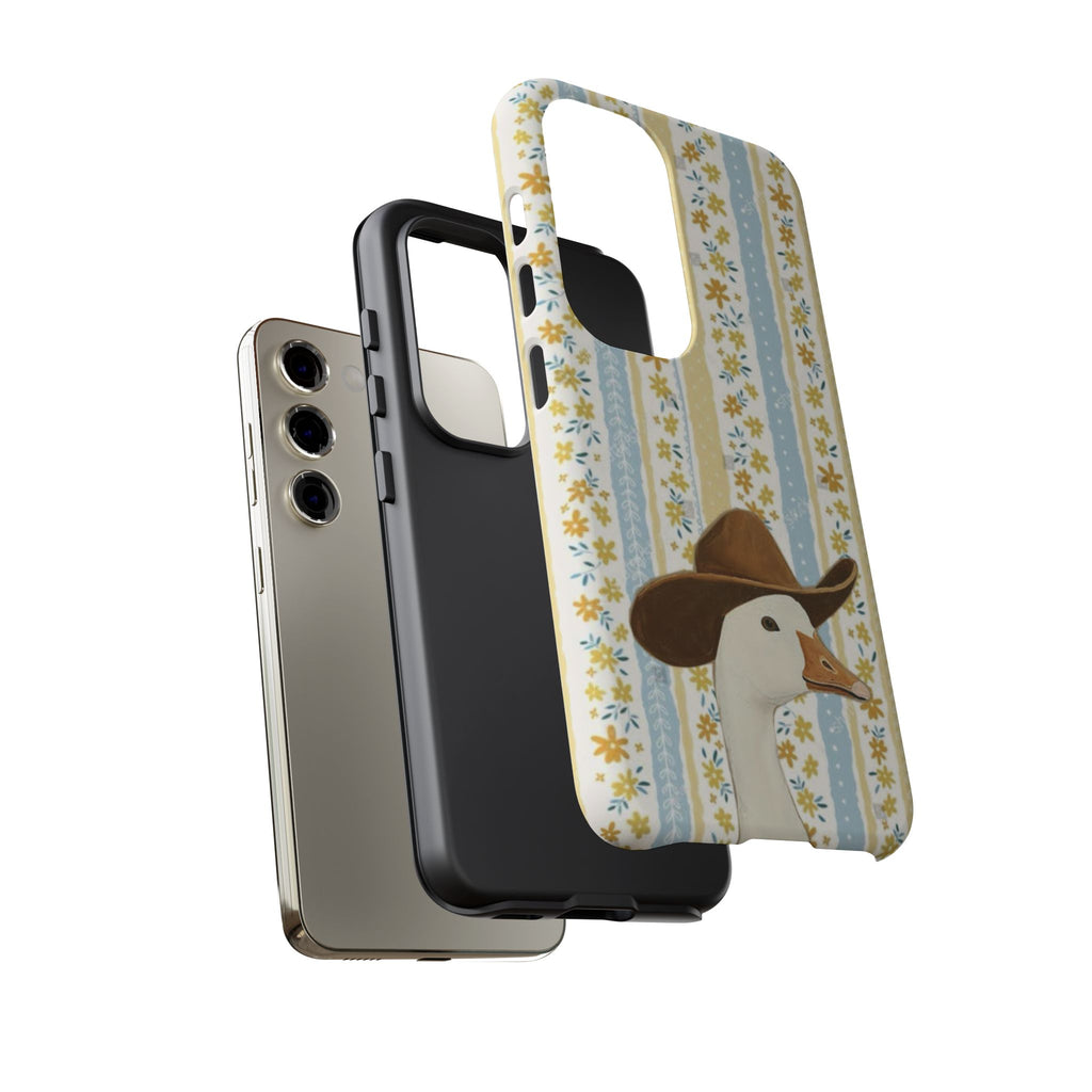 Goose Cowboy Phone Case – Cute Country Floral iPhone Cover