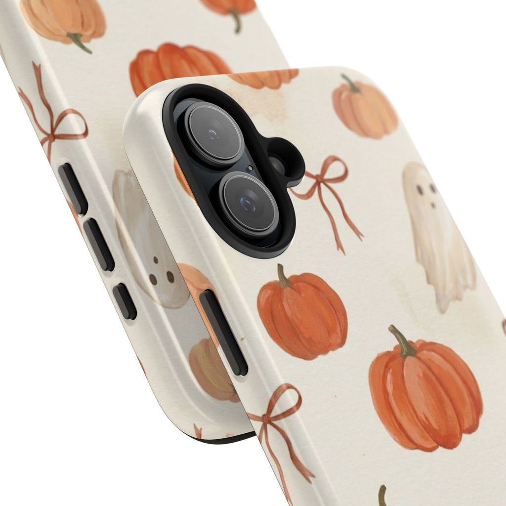 Pumpkin Ghost Phone Case – Cute Halloween Fall Pattern