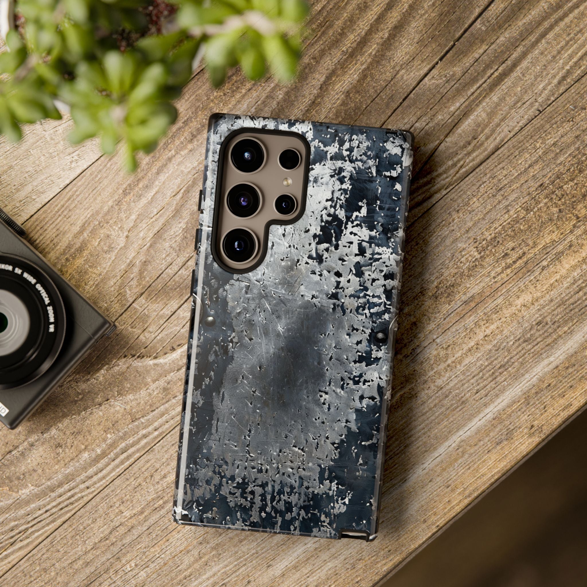 Rugged Rusted Metal Phone Case — Industrial Distressed Armor for iPhone