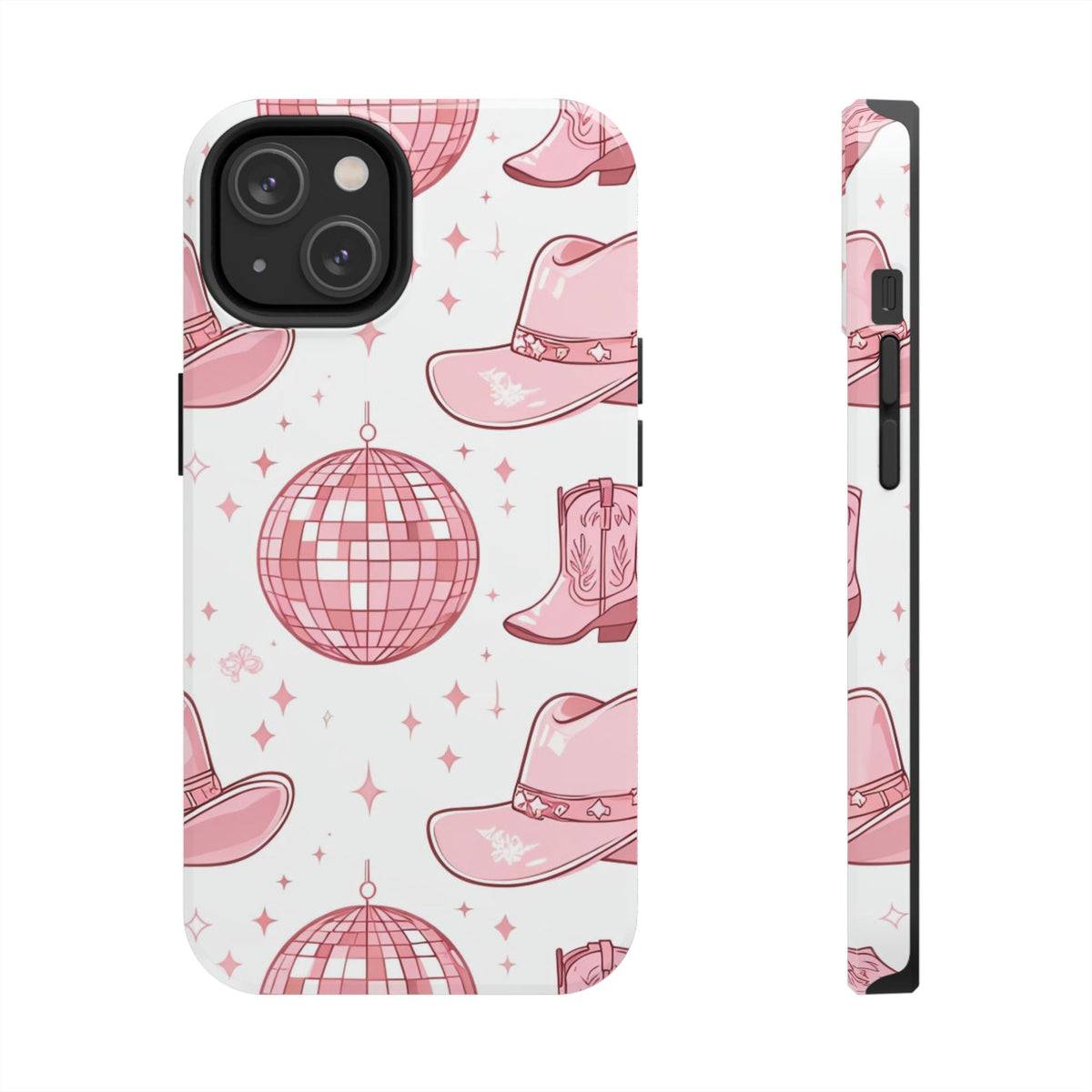 Pink Cowgirl Disco Phone Case