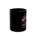 Hogwarts Highlands Black Mug — Castle Sunset Coffee Cup (11oz/15oz)