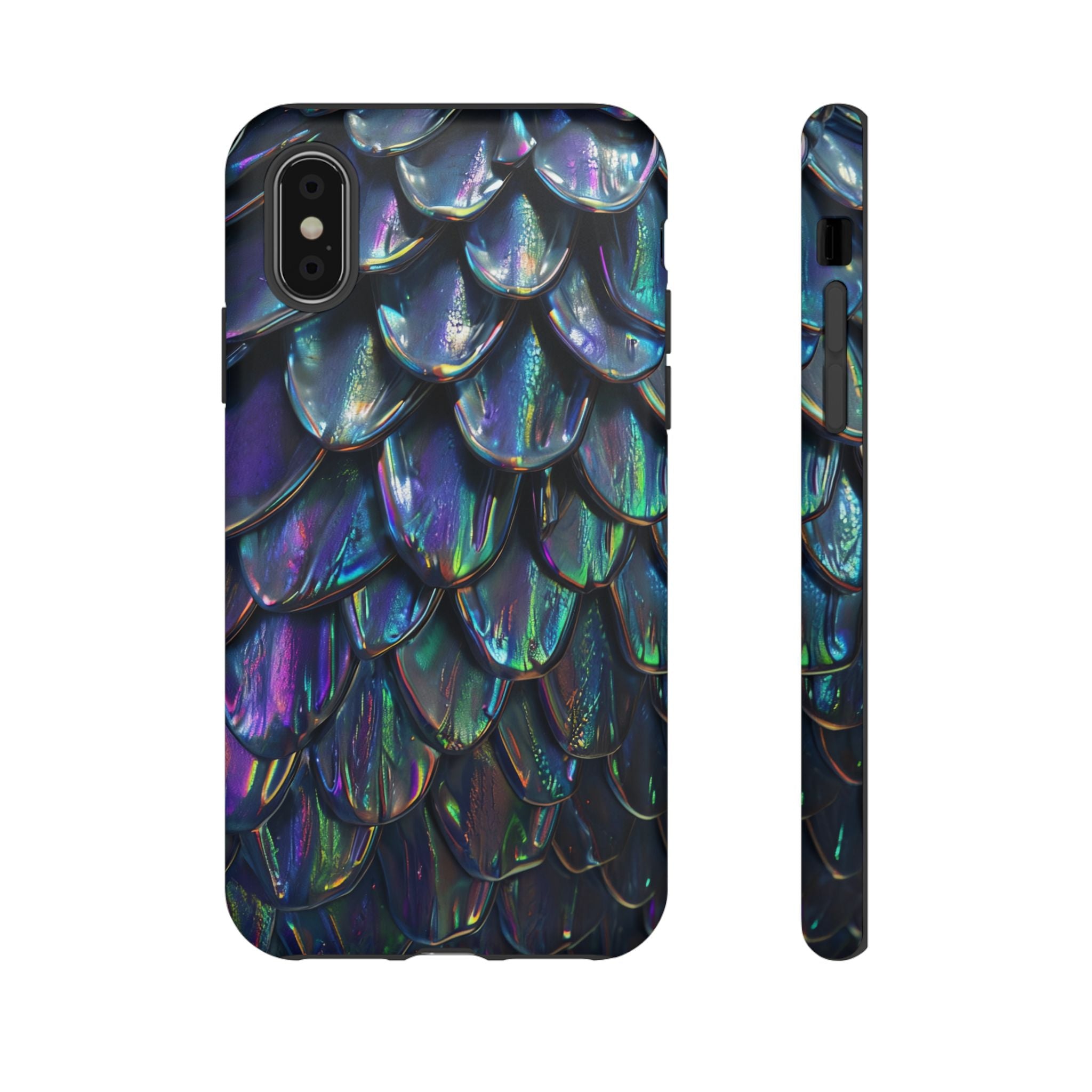 Dragon Scale Phone Case — Iridescent Dragon Scale Tough Case