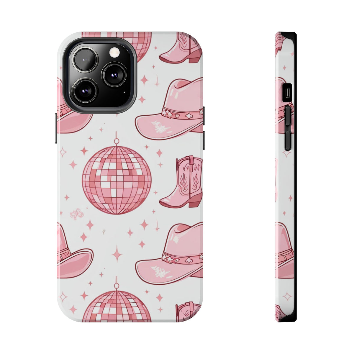 Pink Cowgirl Disco Phone Case