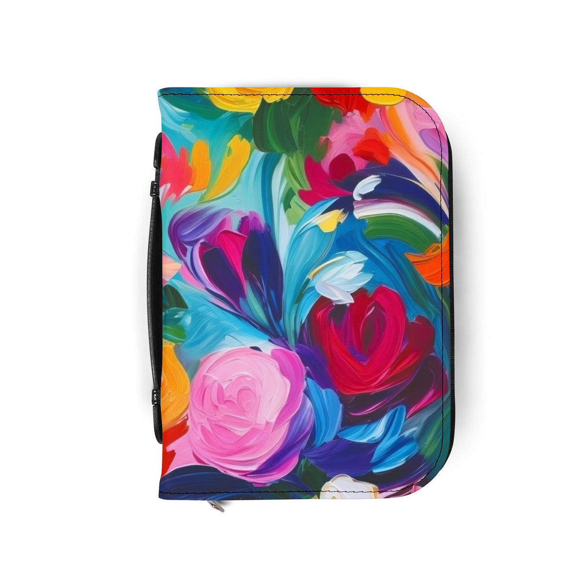 Colorful Floral Bible Cover – Vibrant Flower Design