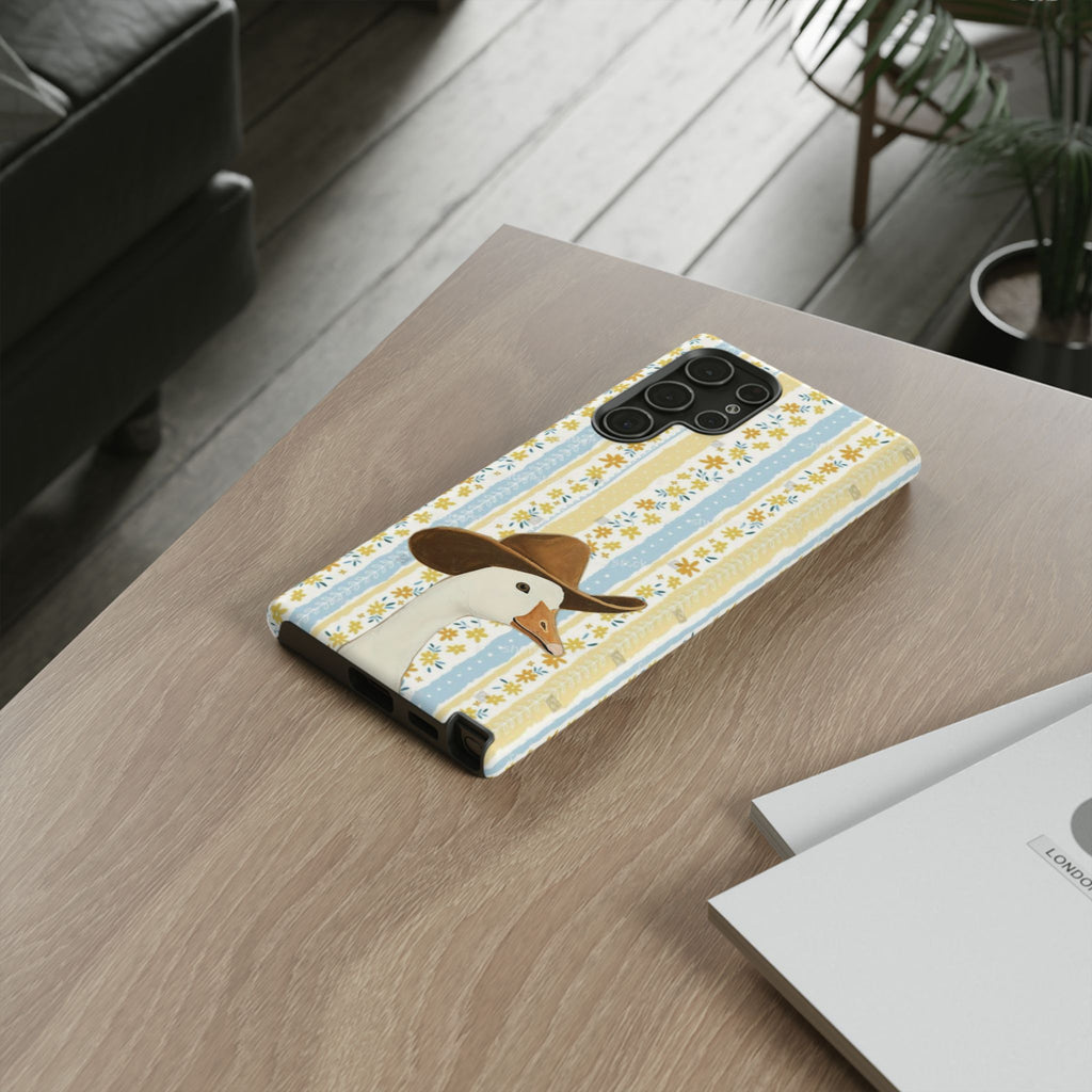 Goose Cowboy Phone Case – Cute Country Floral iPhone Cover