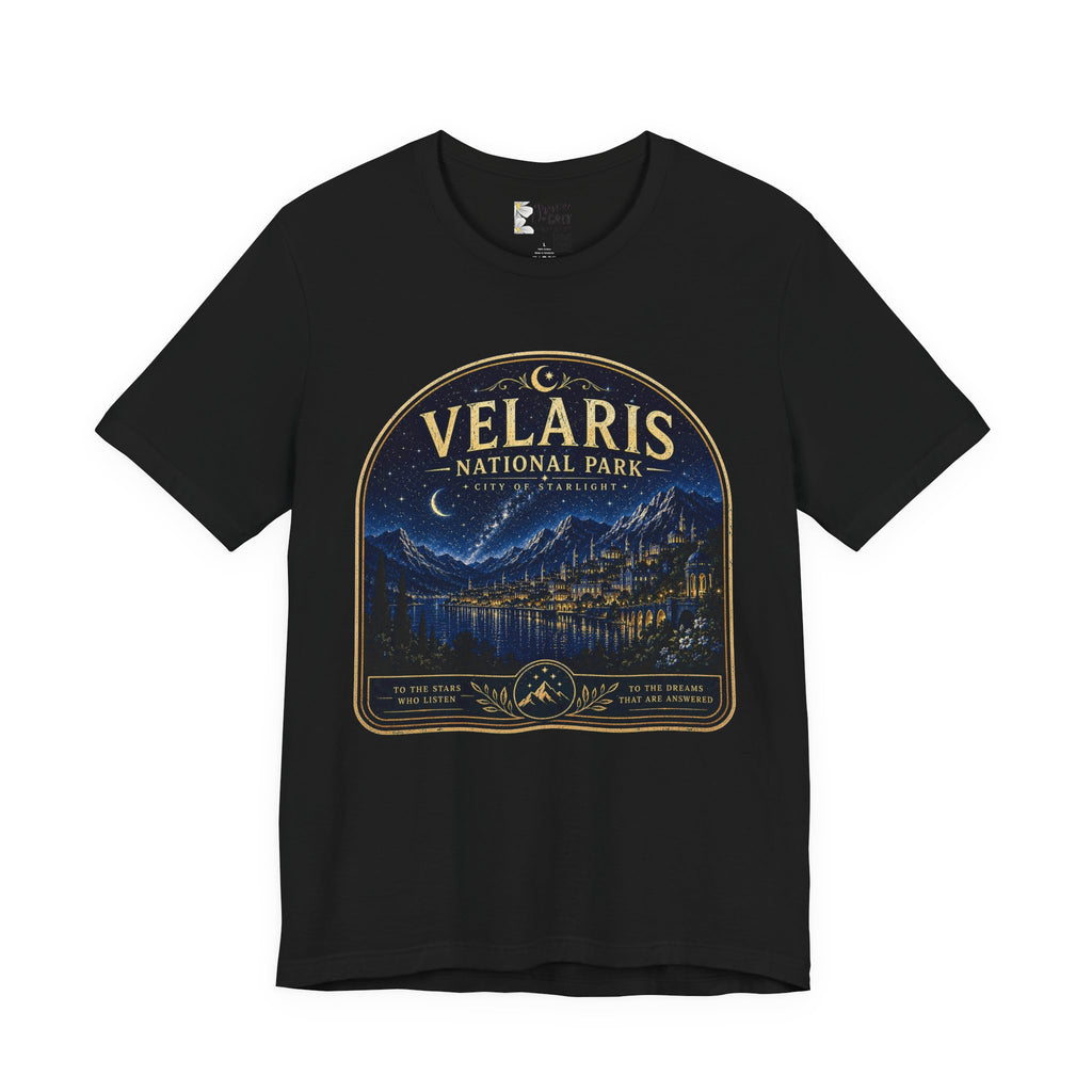 Velaris National Park Tee — Nighttime Cityscape Graphic Shirt