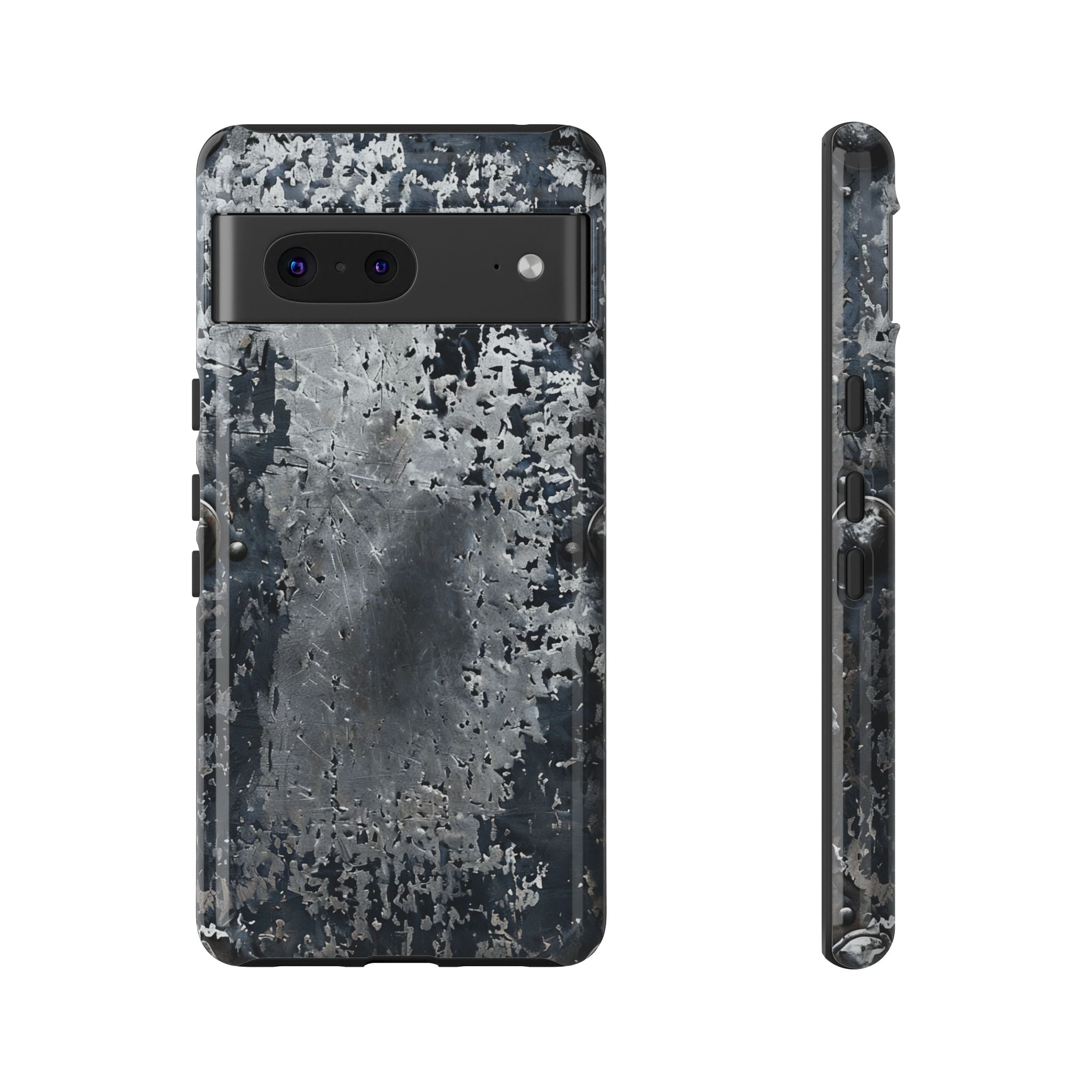 Rugged Rusted Metal Phone Case — Industrial Distressed Armor for iPhone