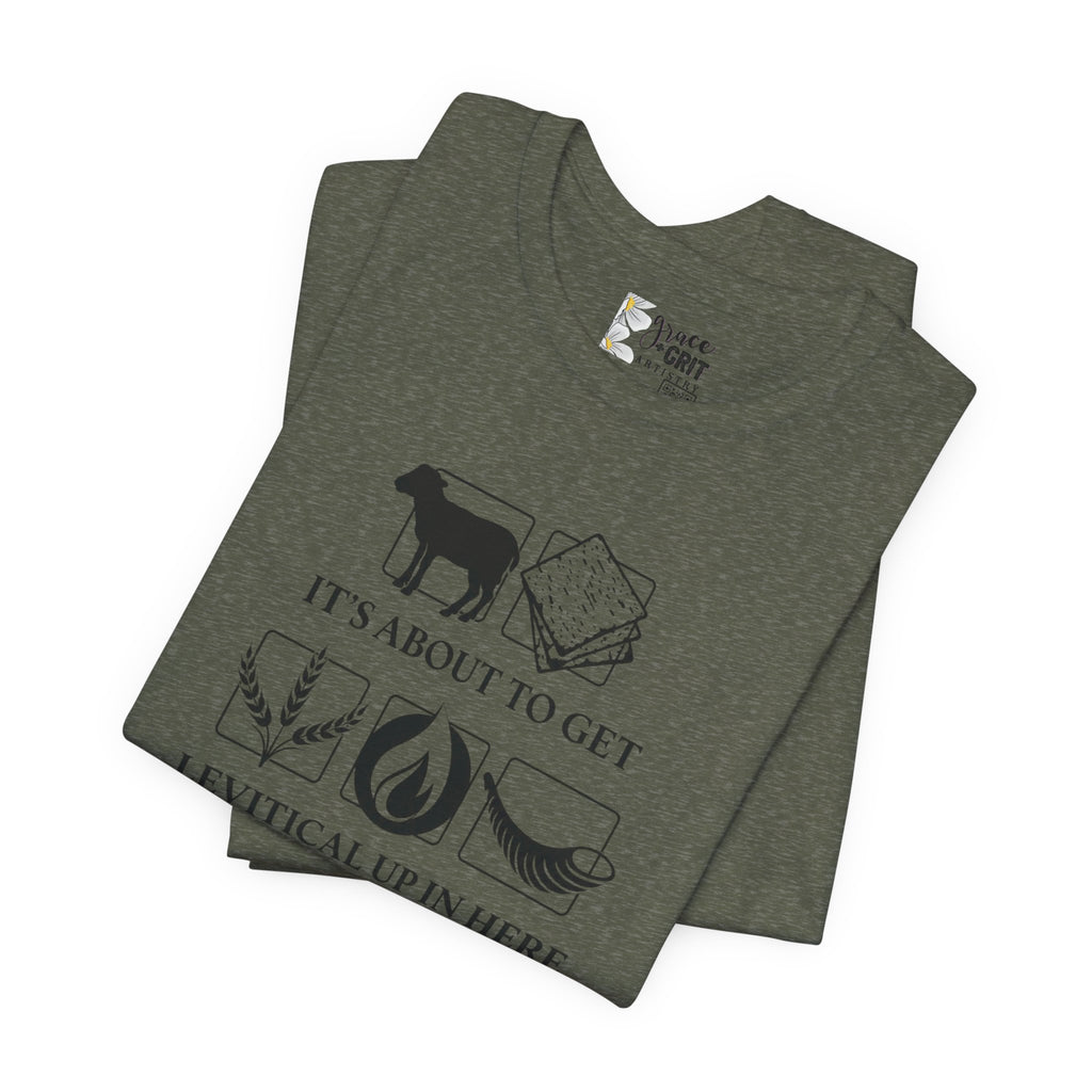 Levitical Up In Here T-Shirt — Funny Bible Symbols Tee