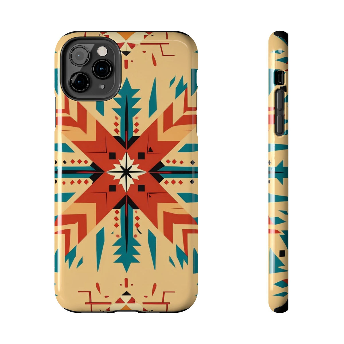 Southwestern Geometric Starburst Tough Phone Case