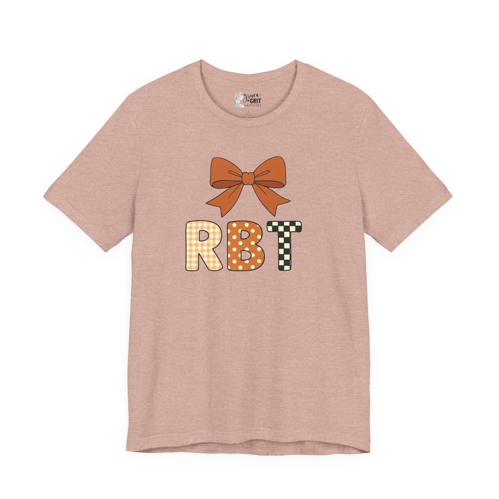 RBT Patch Letters Tee | Bow Monogram Shirt, Checkered & Gingham Initials