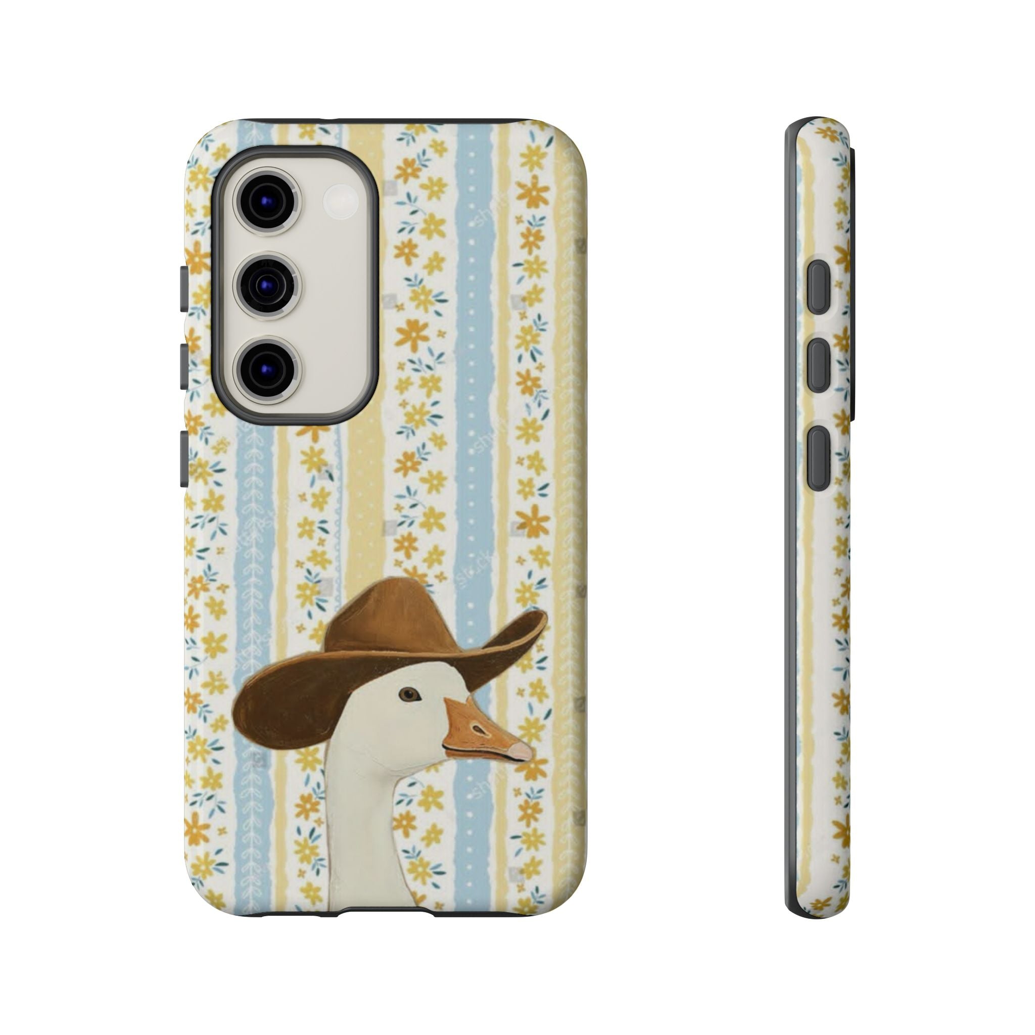 Goose Cowboy Phone Case – Cute Country Floral iPhone Cover