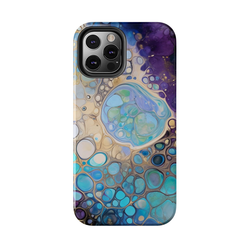 Abstract Ocean Bubble Tough Phone Case