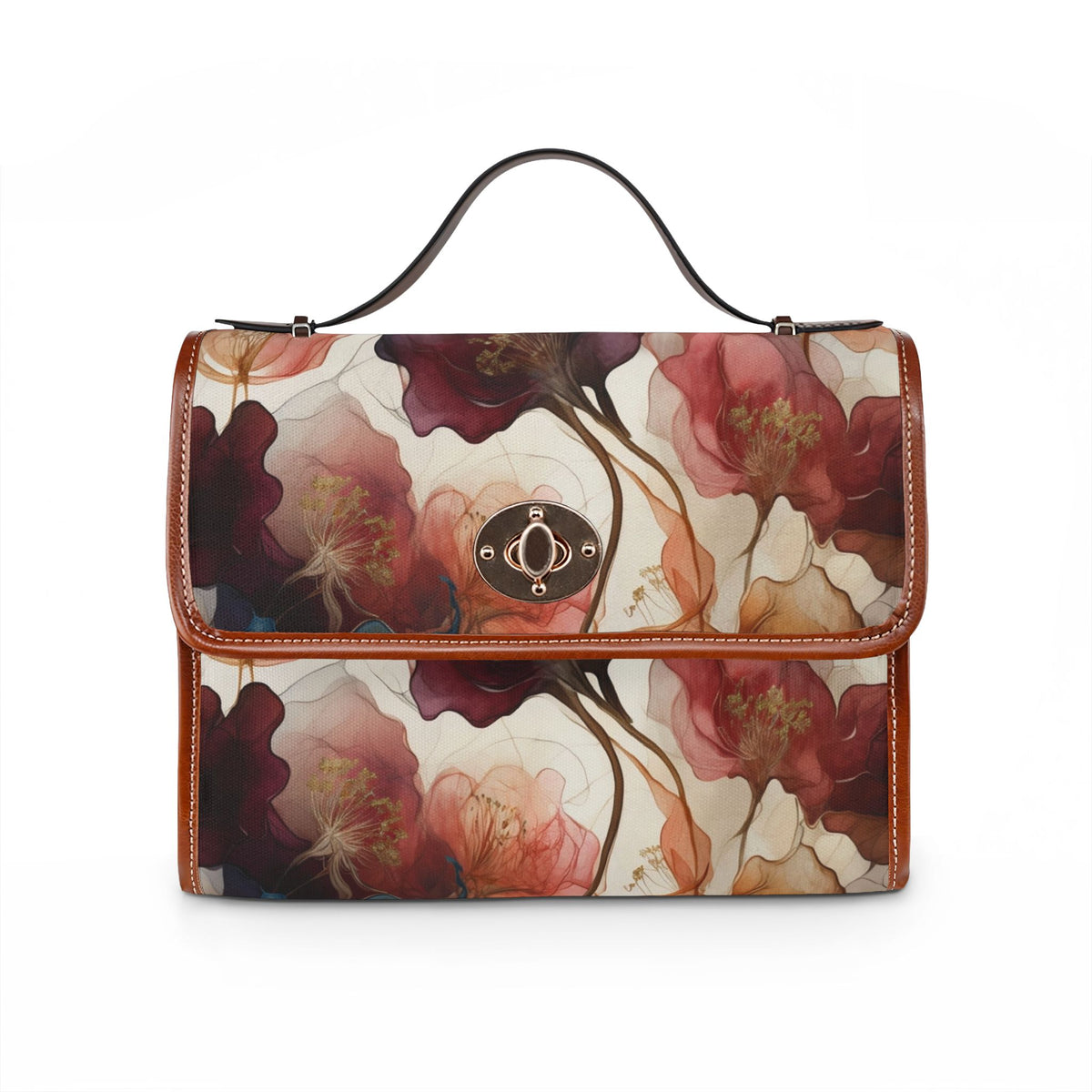 Floral Waterproof Canvas Bag