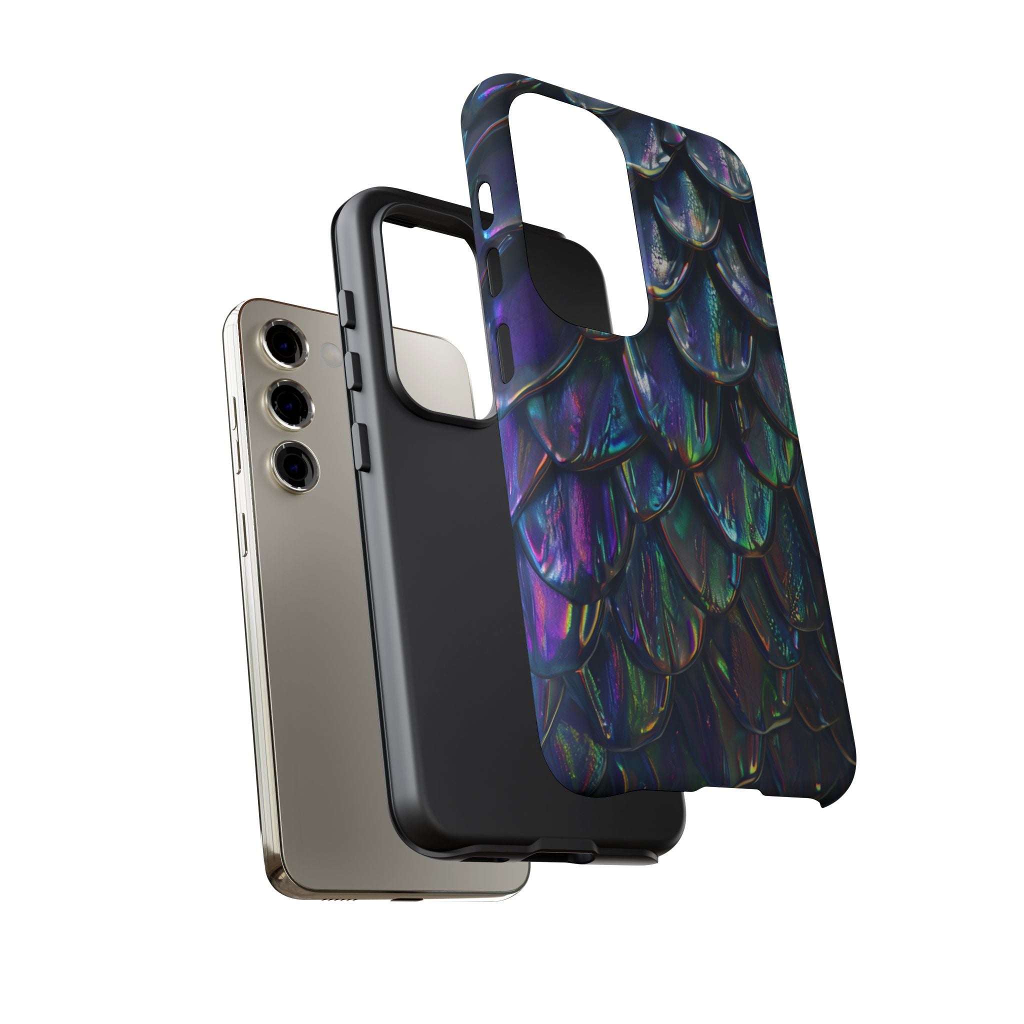Dragon Scale Phone Case — Iridescent Dragon Scale Tough Case
