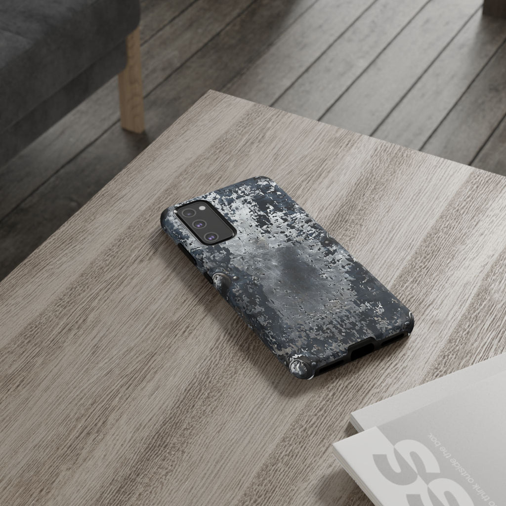 Rugged Rusted Metal Phone Case — Industrial Distressed Armor for iPhone