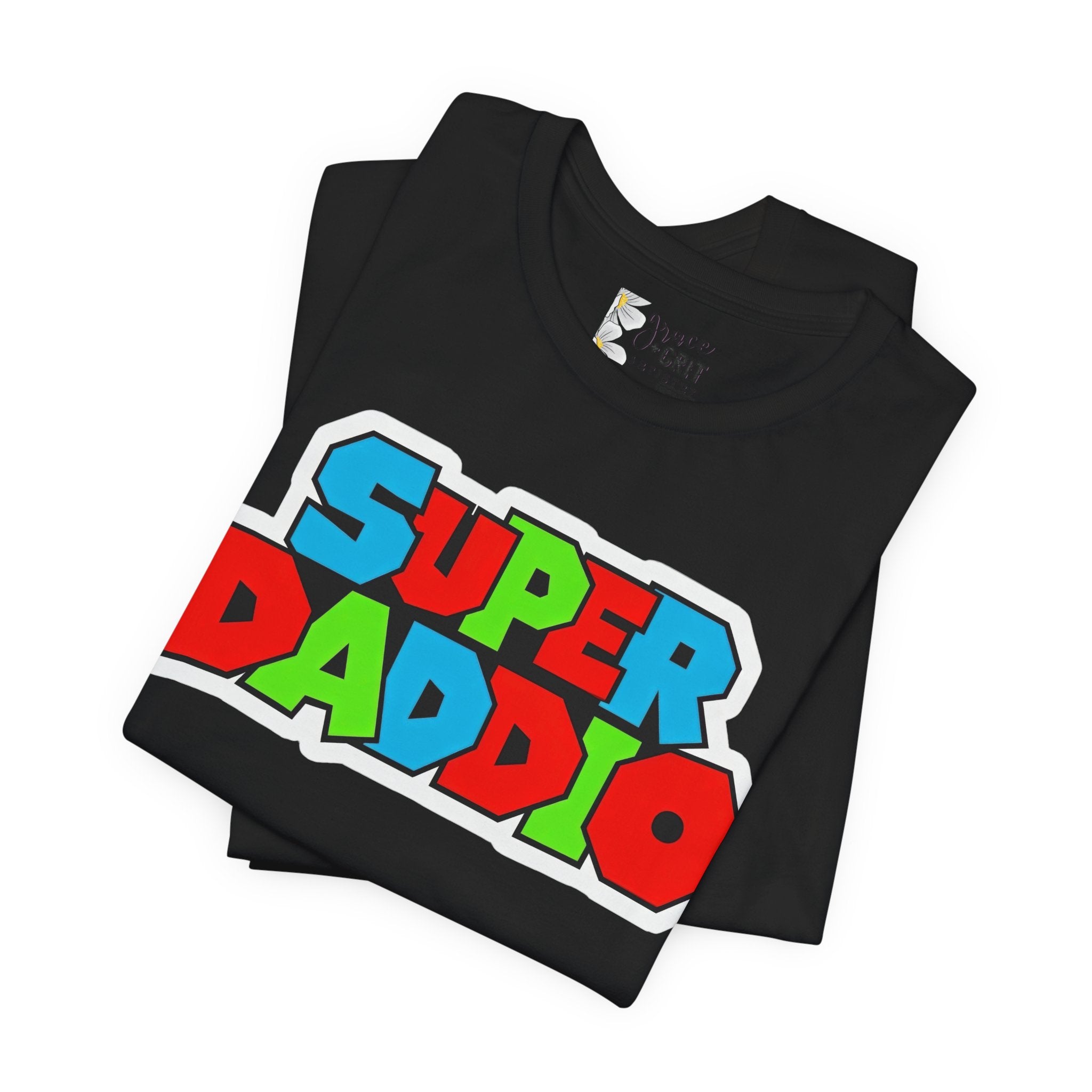 Super Daddio T-Shirt — Retro Gamer Dad Father's Day Tee
