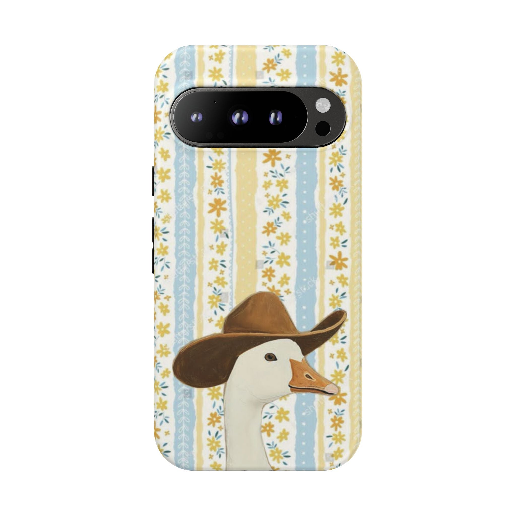 Goose Cowboy Phone Case – Cute Country Floral iPhone Cover