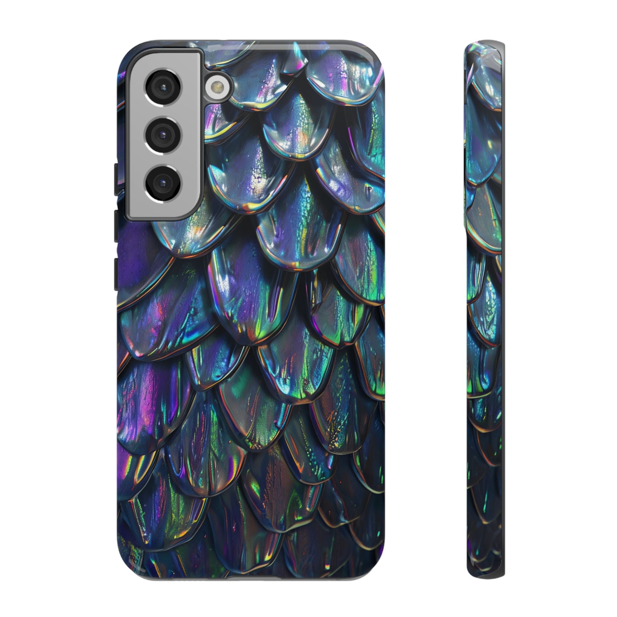 Dragon Scale Phone Case — Iridescent Dragon Scale Tough Case