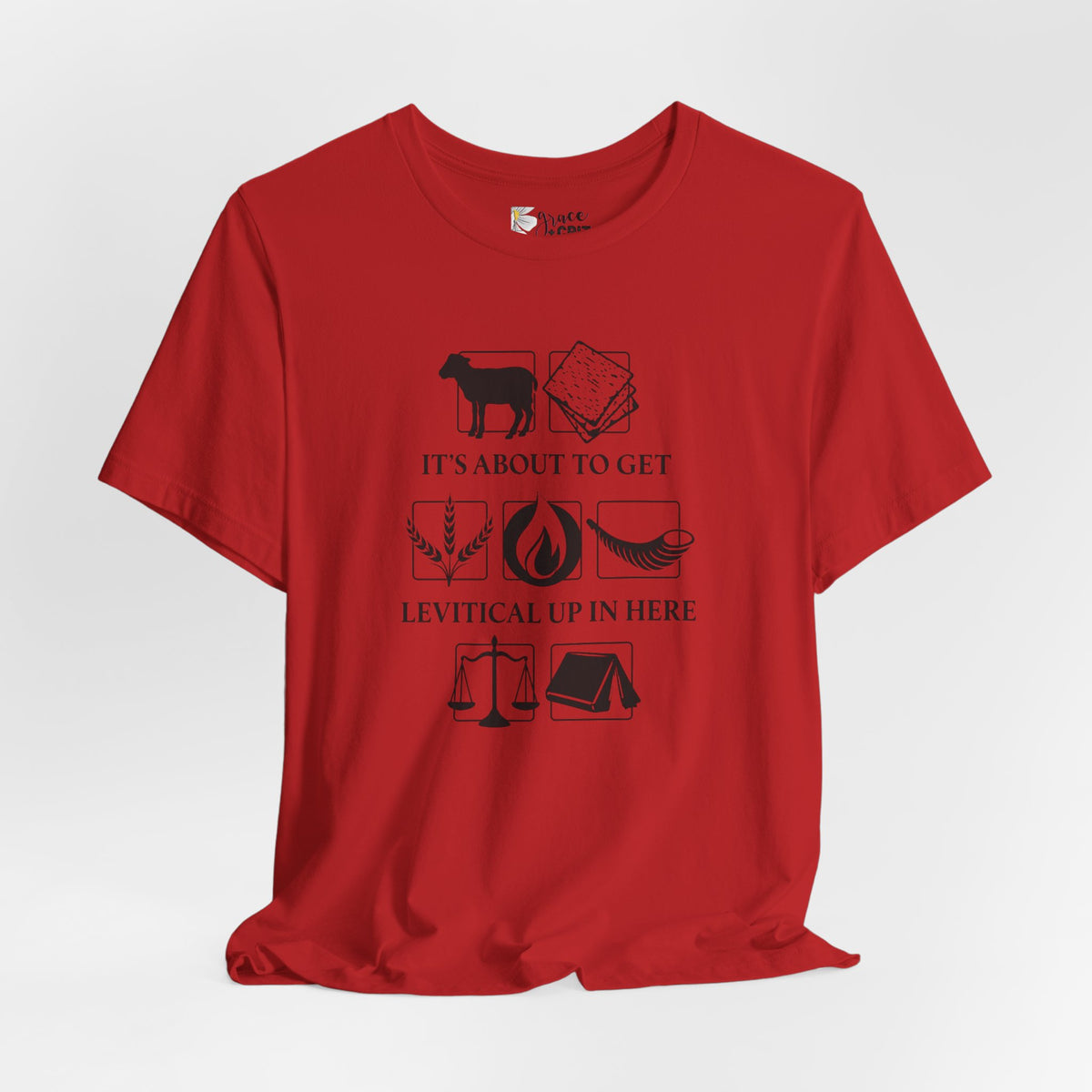 Levitical Up In Here T-Shirt — Funny Bible Symbols Tee