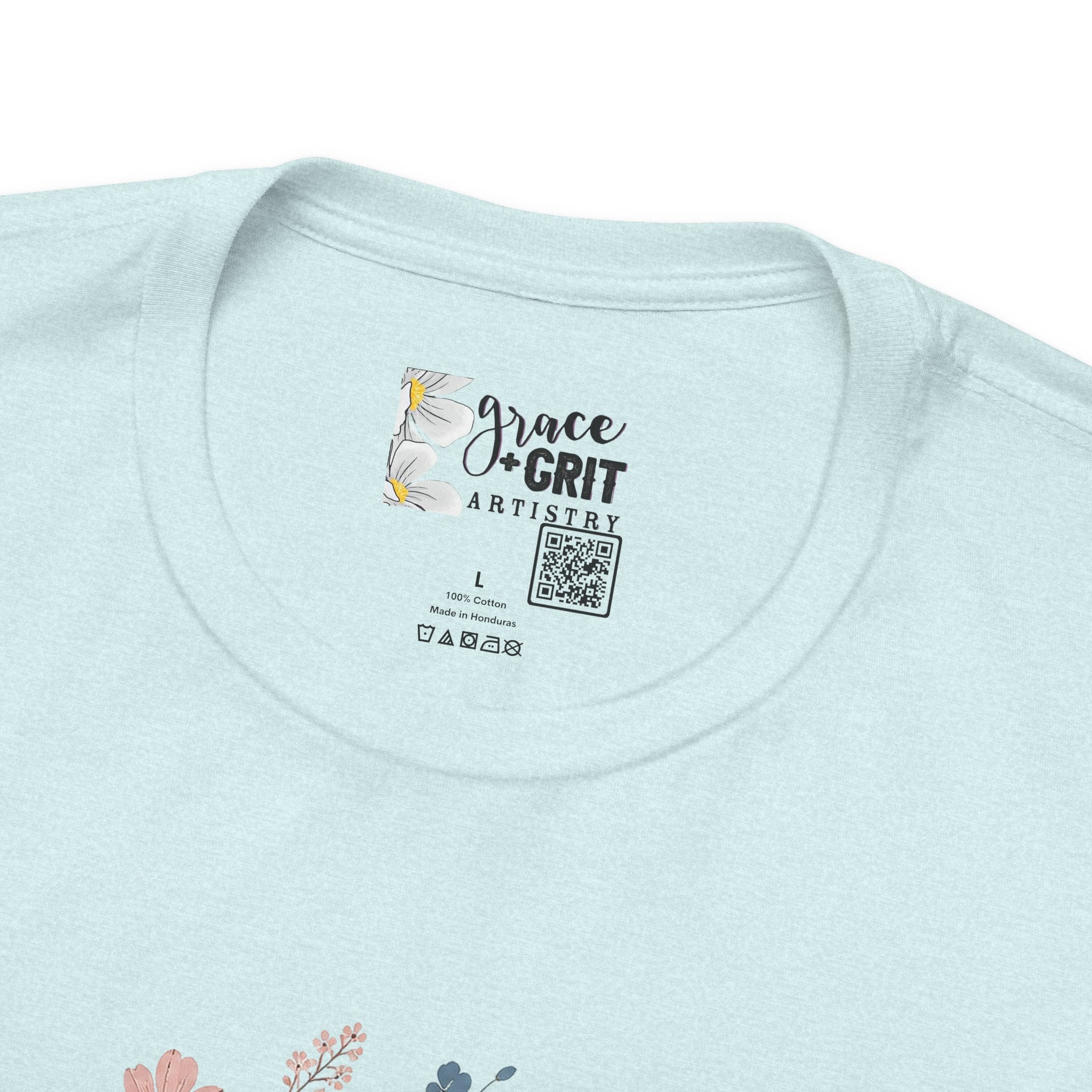 T-Shirt — "Raising Little Disciples" Floral Kids Ministry Tee
