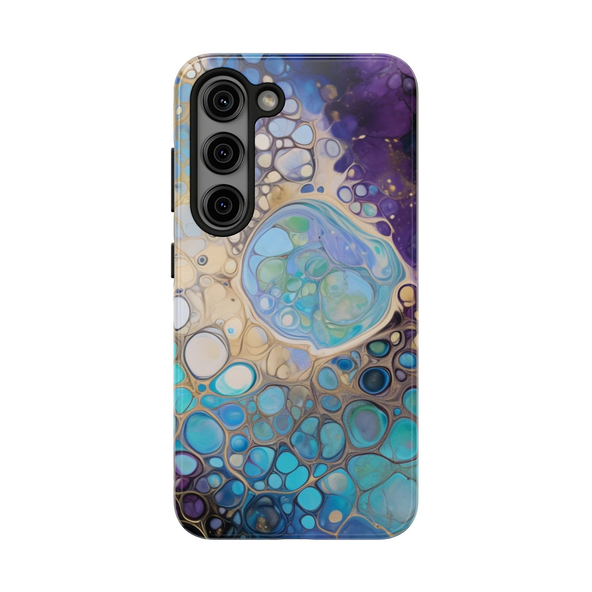 Abstract Ocean Bubble Tough Phone Case