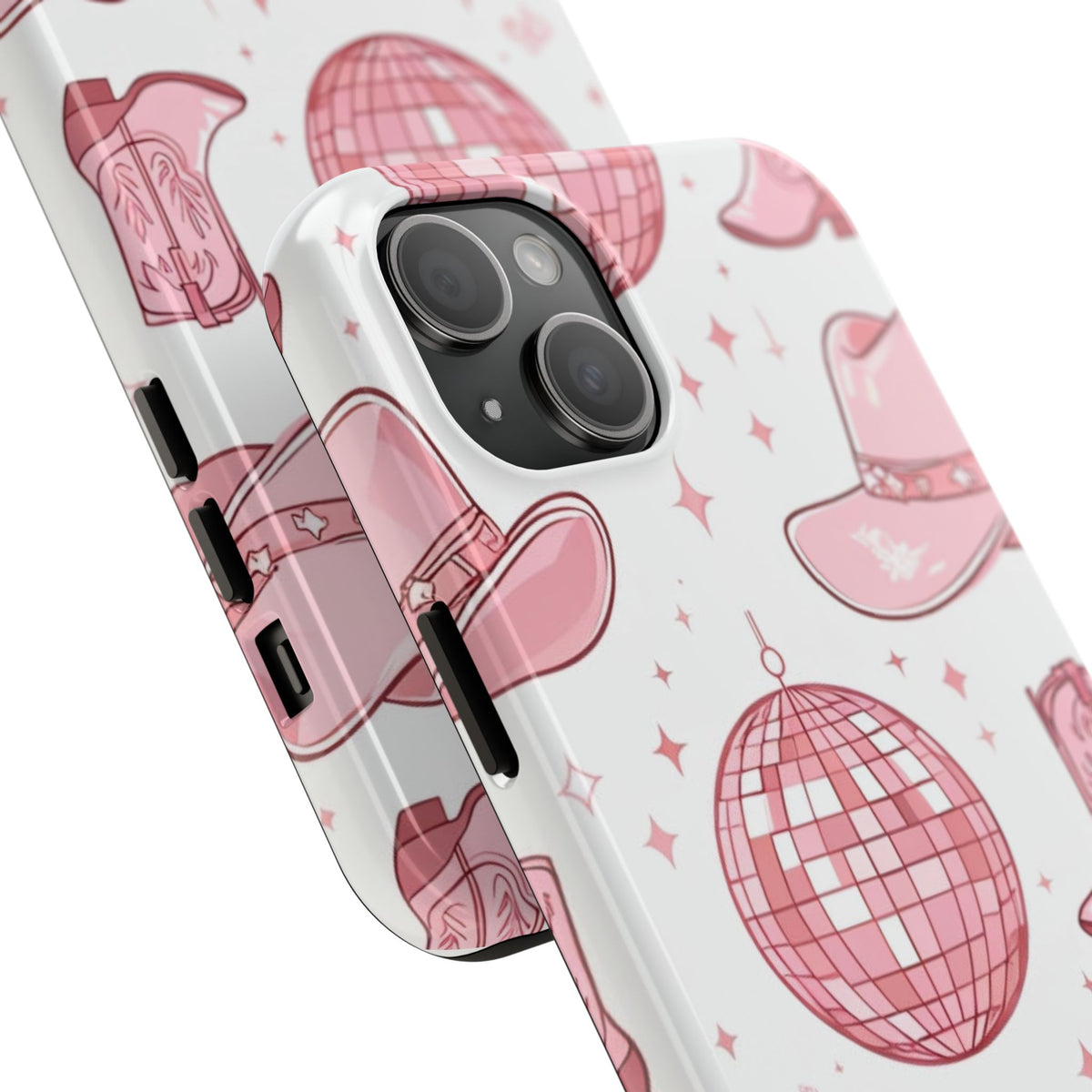 Pink Cowgirl Disco Phone Case