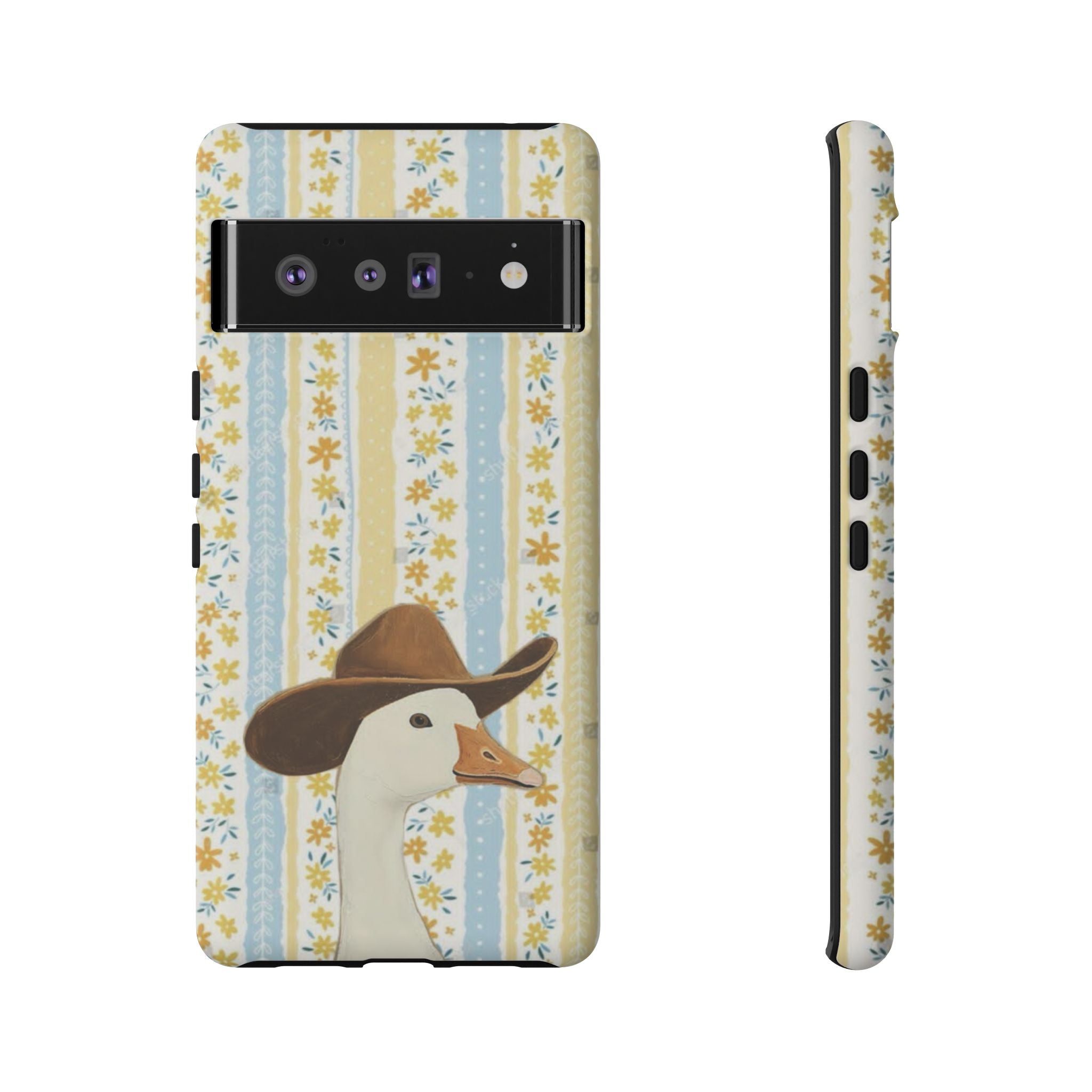 Goose Cowboy Phone Case – Cute Country Floral iPhone Cover
