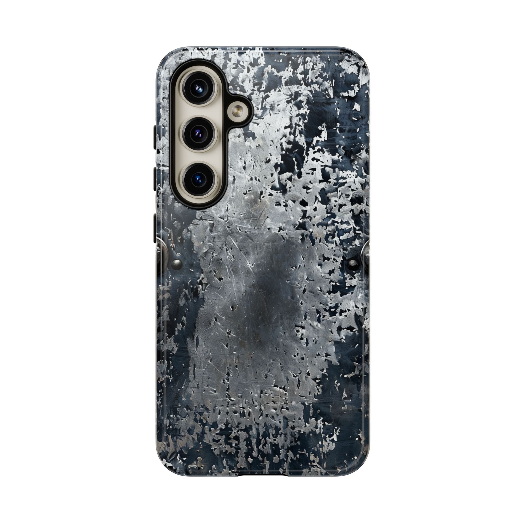 Rugged Rusted Metal Phone Case — Industrial Distressed Armor for iPhone