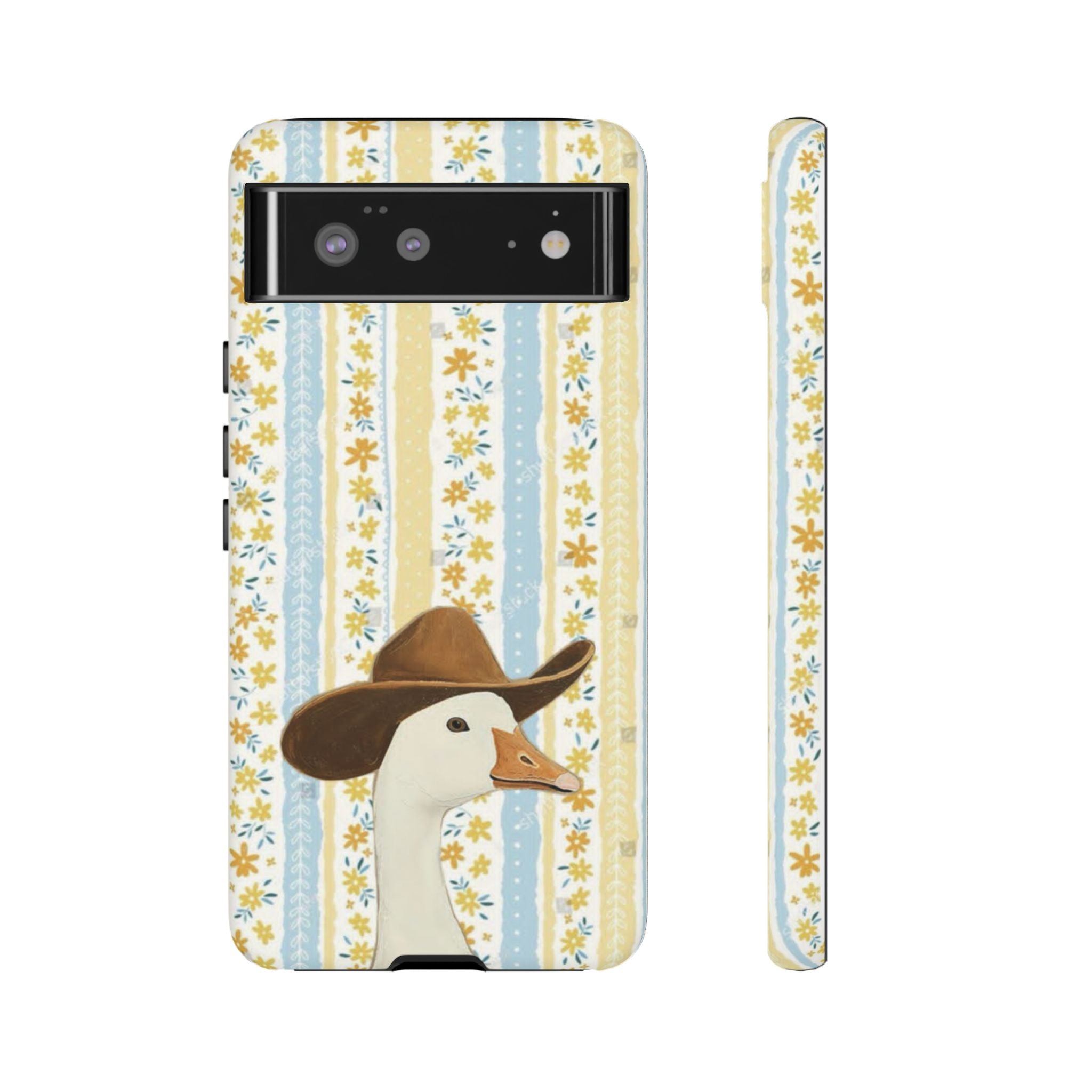 Goose Cowboy Phone Case – Cute Country Floral iPhone Cover