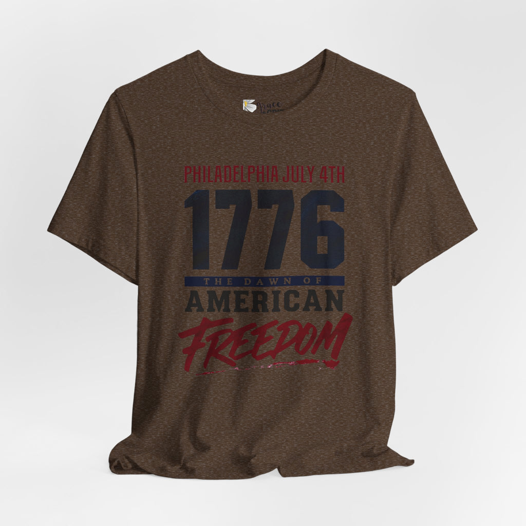1776 American Freedom Tee — Philadelphia July 4th Patriotic T-Shirt
