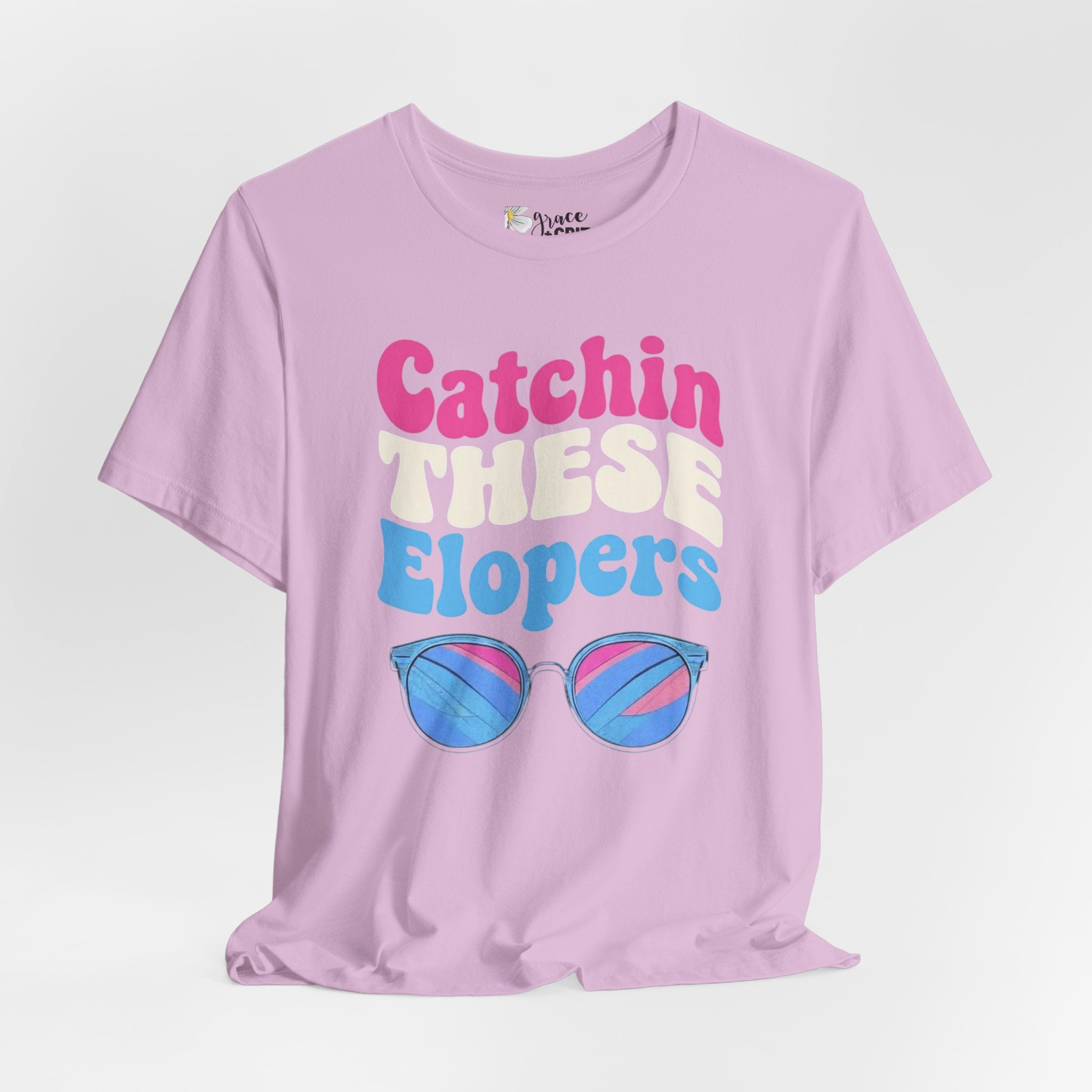 Catchin These Elopers T-Shirt | Sunglasses Beach Elopement Tee